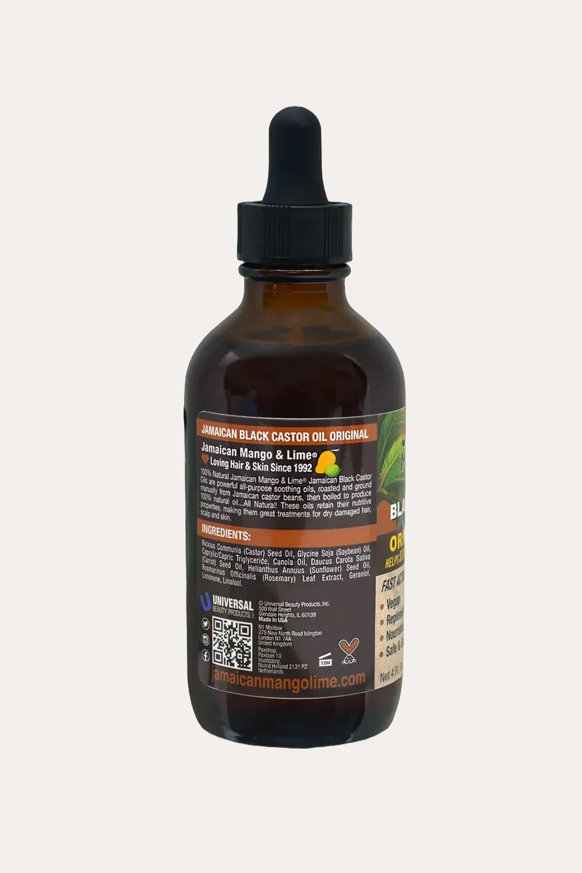 JAMAICAN MANGO & LIME BLACK CASTOR OIL