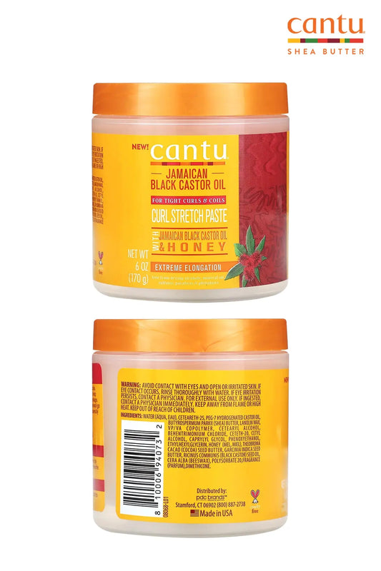 CANTU JAMAICAN BLACK CASTOR OIL CURL STRETCH PASTE 6oz - BSW BEAUTY CANADA