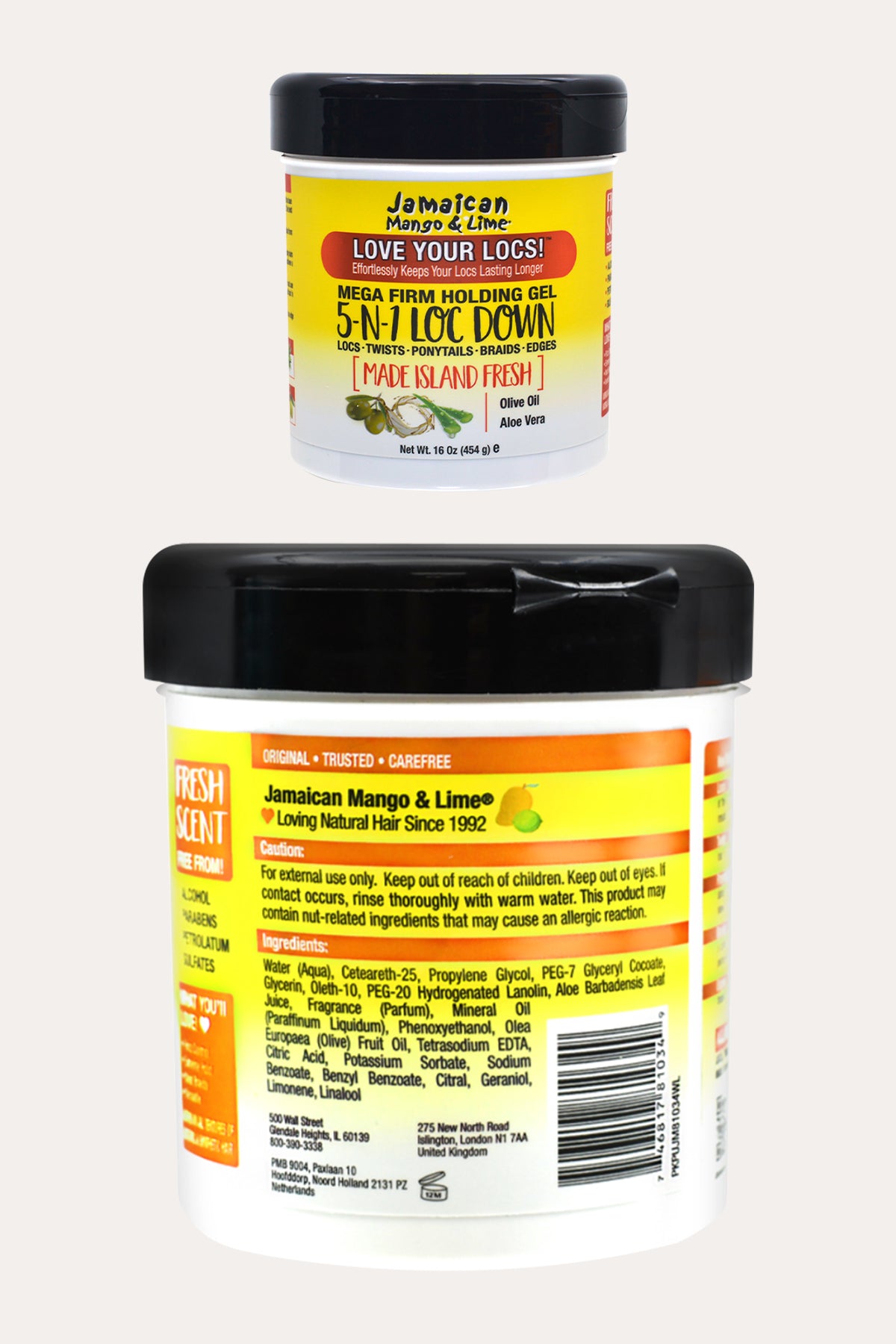 JAMAICAN MANGO & LIME 5N1 LOC DOWN GEL 16oz