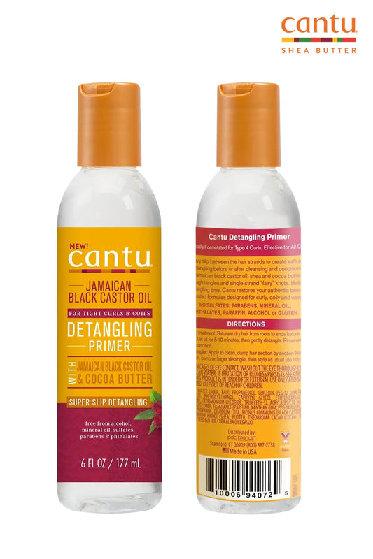 CANTU JAMAICAN BLACK CASTOR OIL DETANGLING PRIMER 6oz - BSW BEAUTY CANADA