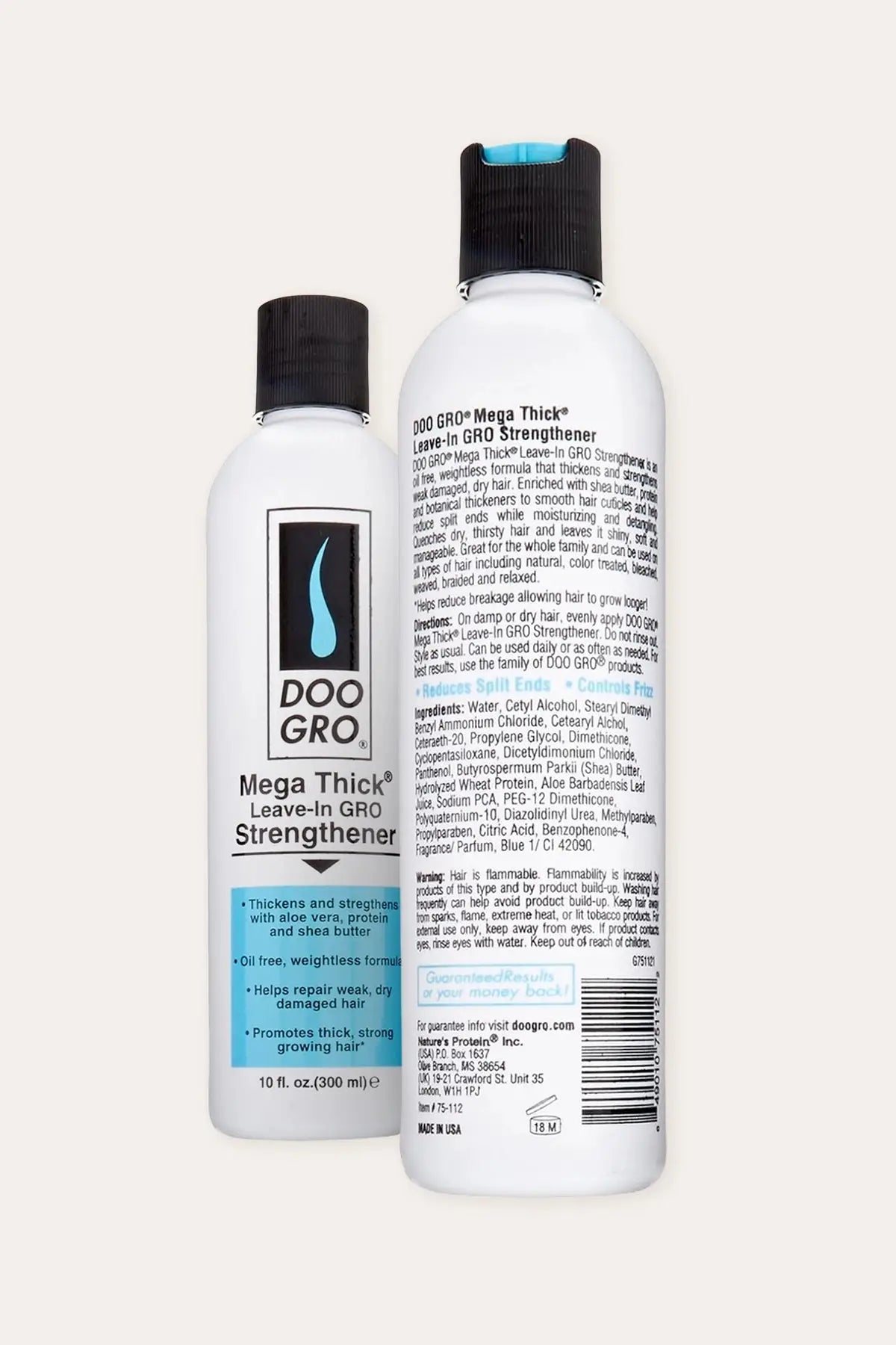 DOO GRO MEGA THICK LEAVE IN GRO STRENGTHENER 10oz DOO GRO