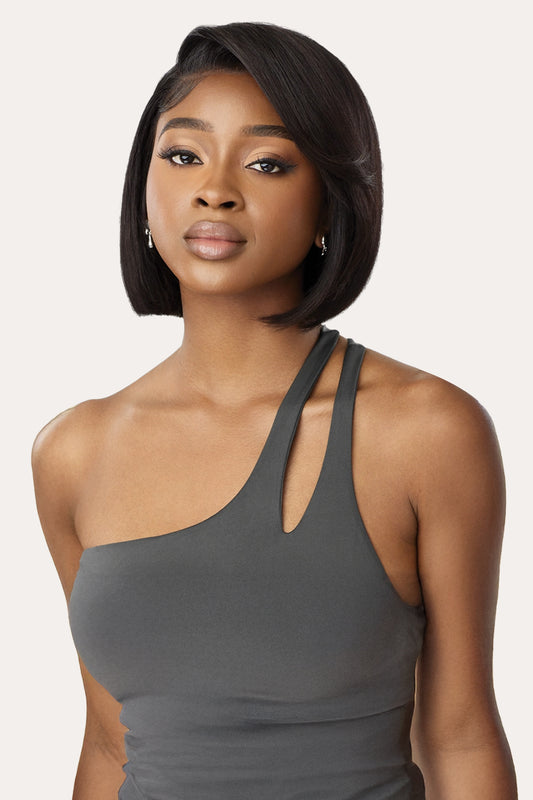 OUTRE MY TRESSES BLACK LABEL 13X4 LACE FRONTAL WIG - HH VIRGIN STRAIGHT BOB 10" - BSW BEAUTY CANADA