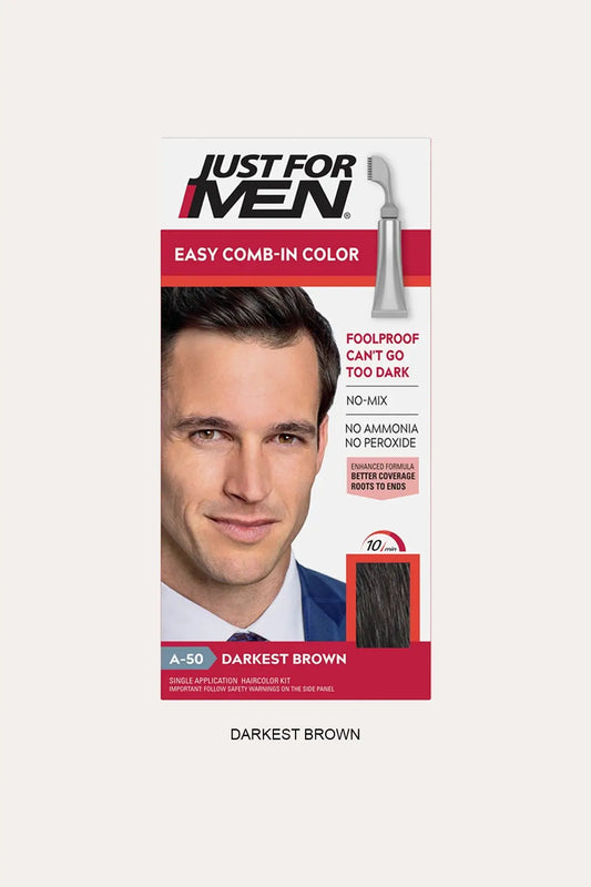 JUST FOR MEN COLOR AUTOSTOP FORMULA - A-50 DARKEST BROWN JUST FOR MEN
