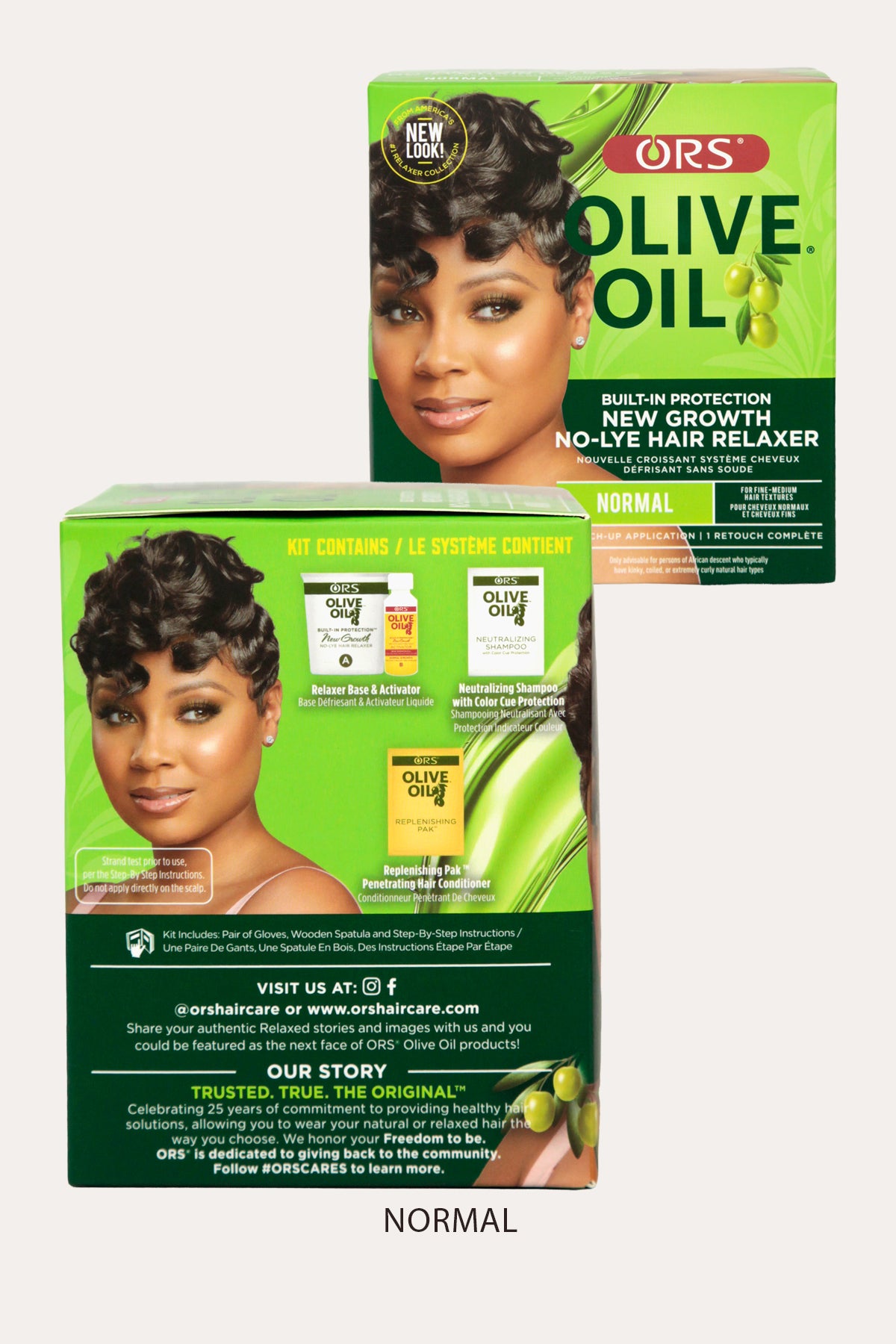 ORS OLIVE OIL BUILT-IN PROTECTION NEW GROWTH NO-LYE HAIR RELAXER