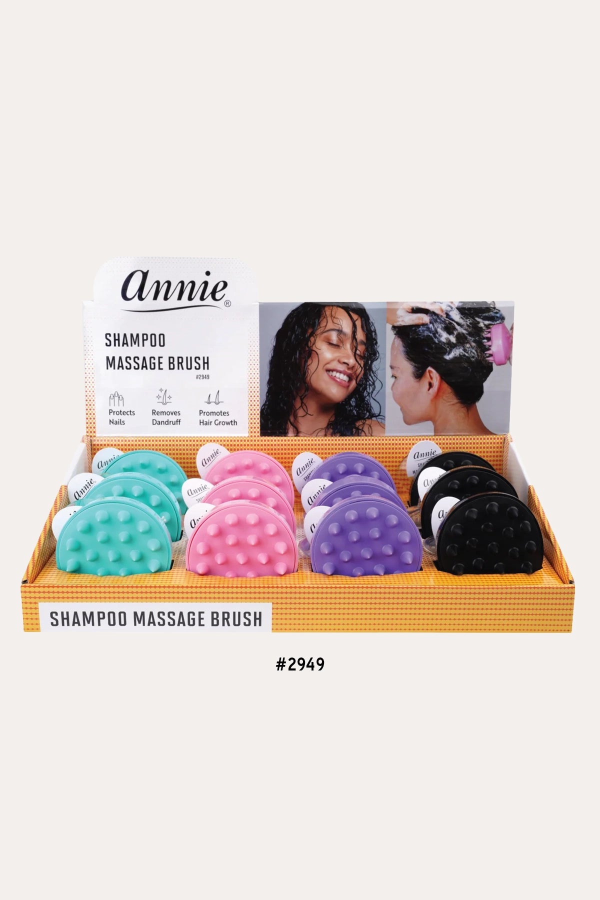 BROSSE DE MASSAGE SHAMPOOING ANNIE
