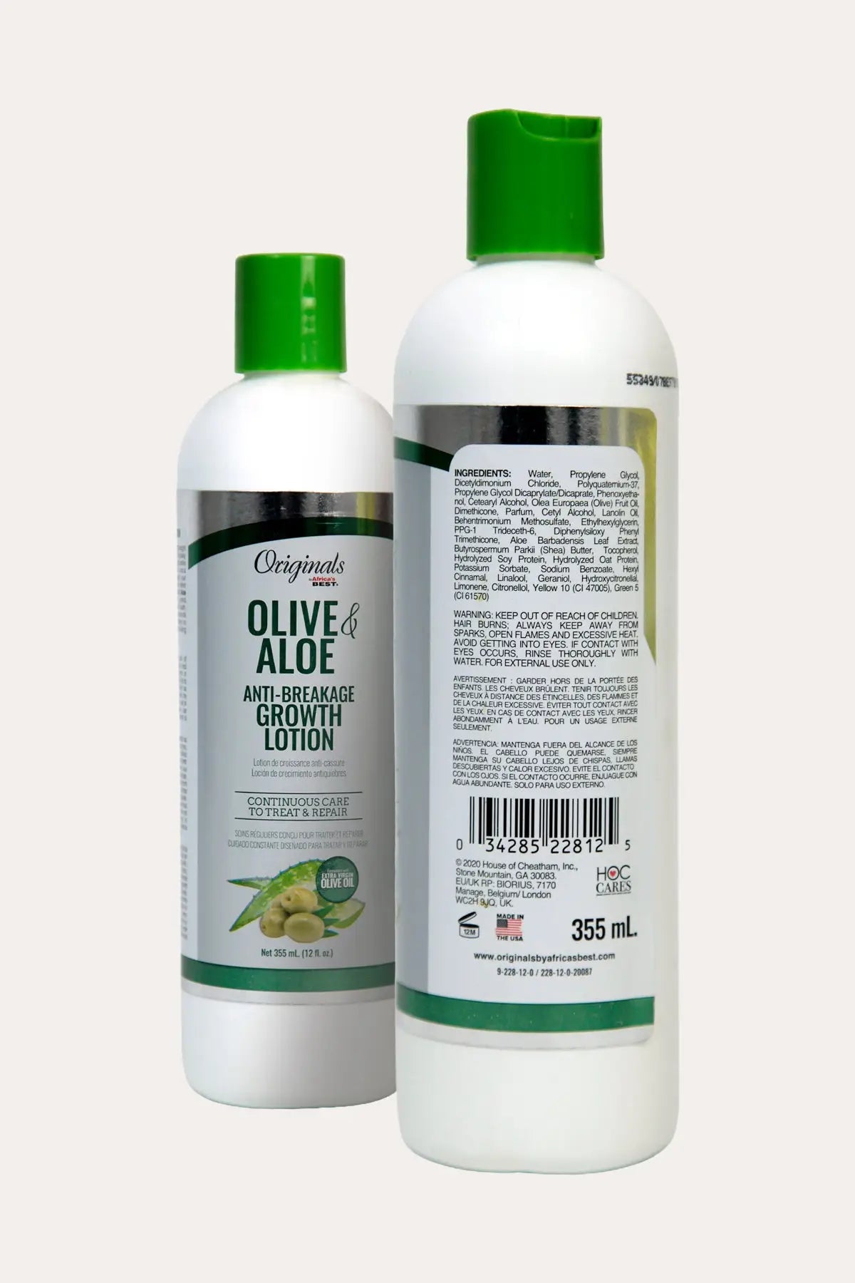 AFRICA'S BEST OLIVE OIL MOISTURIZING GROWTH LOTION 12oz