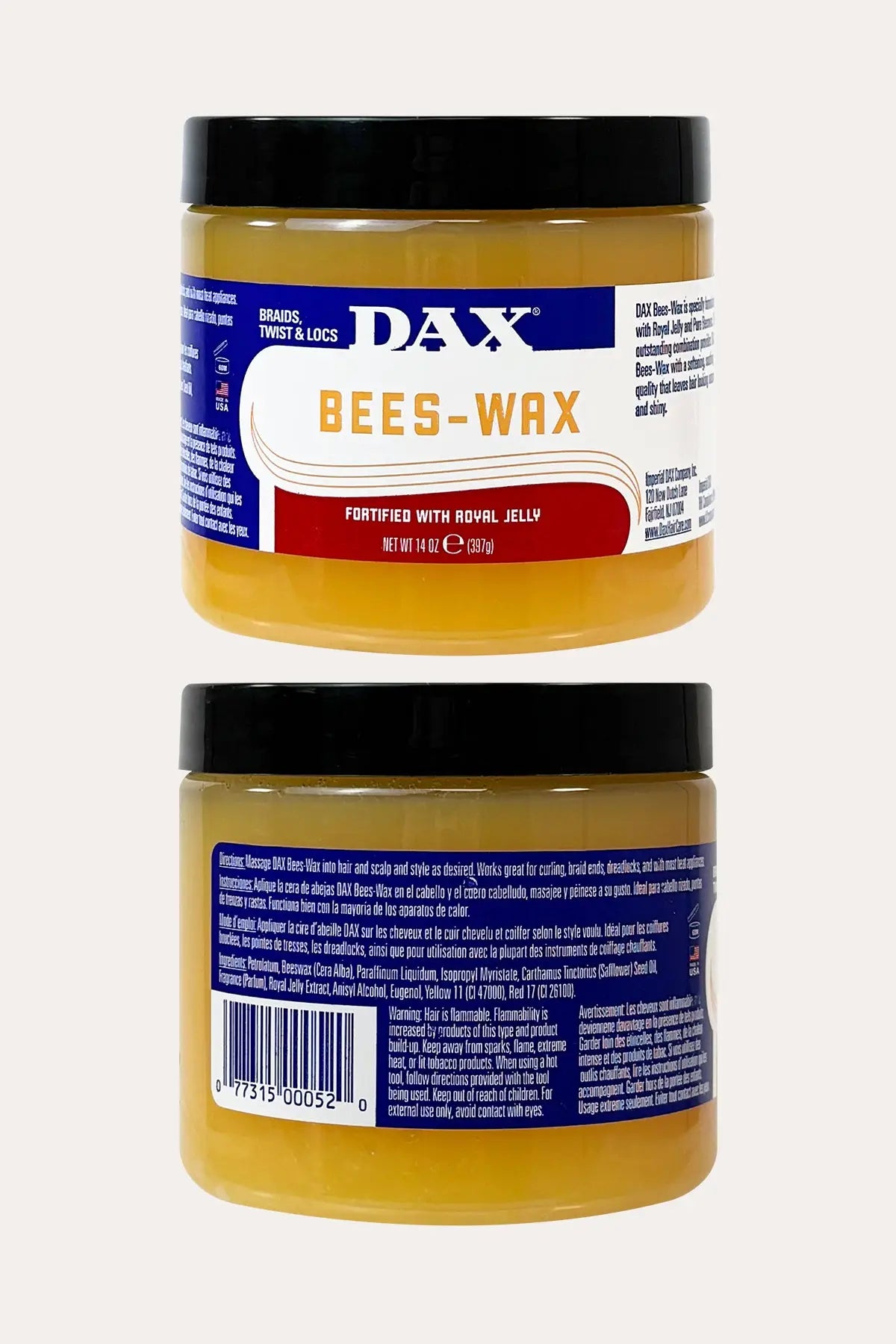 DAX BEES-WAX FORTIFIED WITH ROYAL JELLY 14oz - BSW BEAUTY CANADA