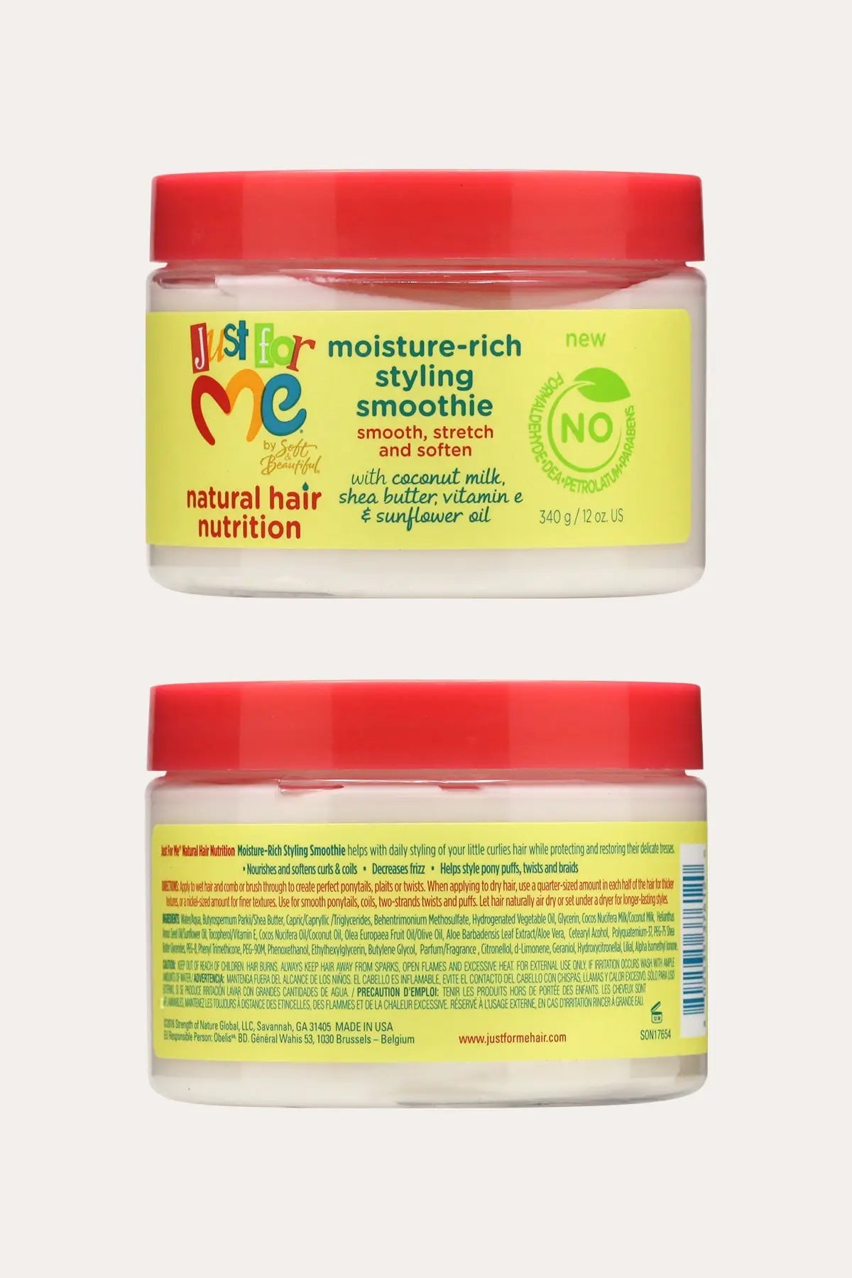 JUST FOR ME NATURAL HAIR NUTRITION MOISTURE-RICH STYLING SMOOTHIE 12oz - BSW BEAUTY CANADA