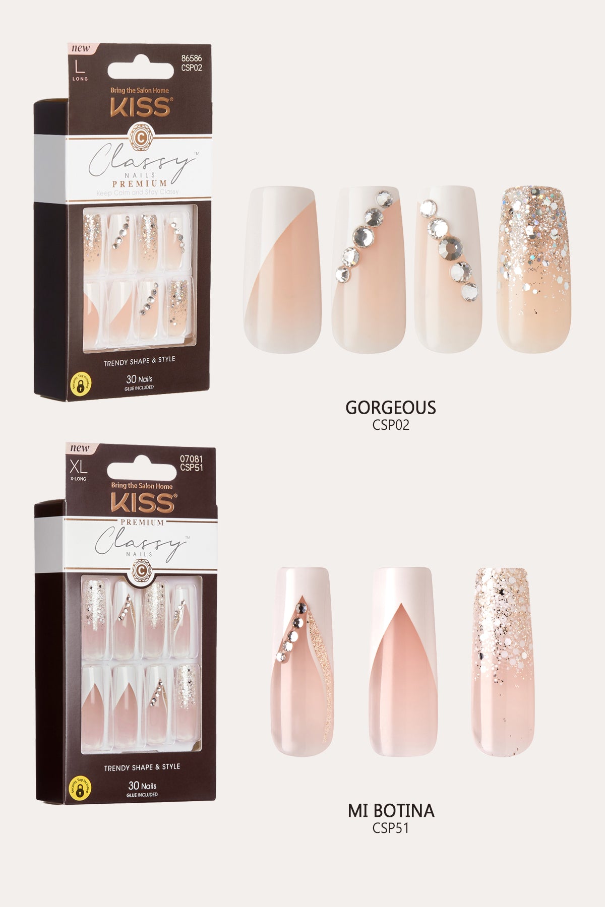 KISS CLASSY NAILS PREMIUM - BSW BEAUTY CANADA