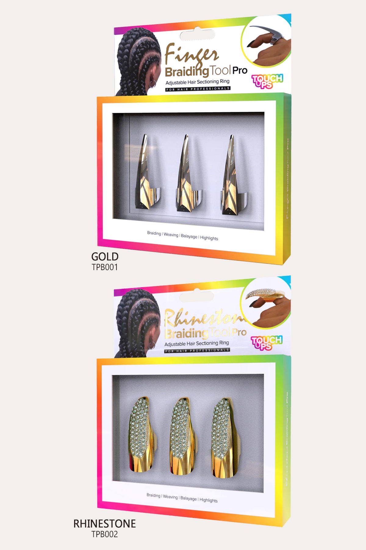 TOUCH UPS FINGERS BRAIDING TOOL - BSW BEAUTY CANADA