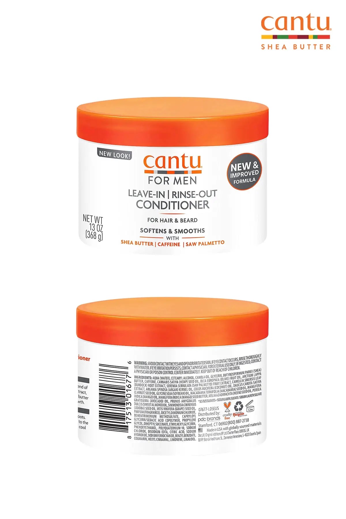 CANTU FOR MEN LEAVE IN CONDITIONER 13oz - BSW BEAUTY CANADA