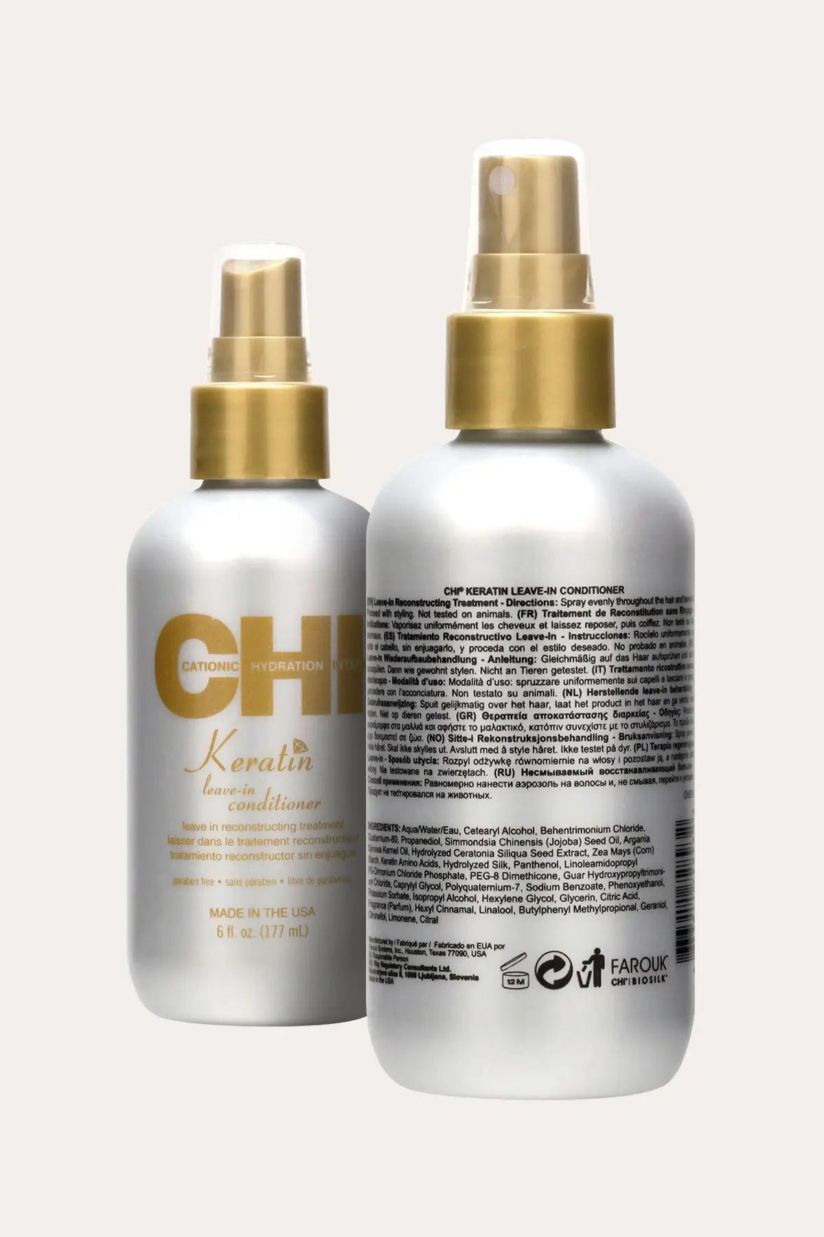 CHI KERATIN LEAVE-IN CONDTIONER 6oz - BSW BEAUTY CANADA