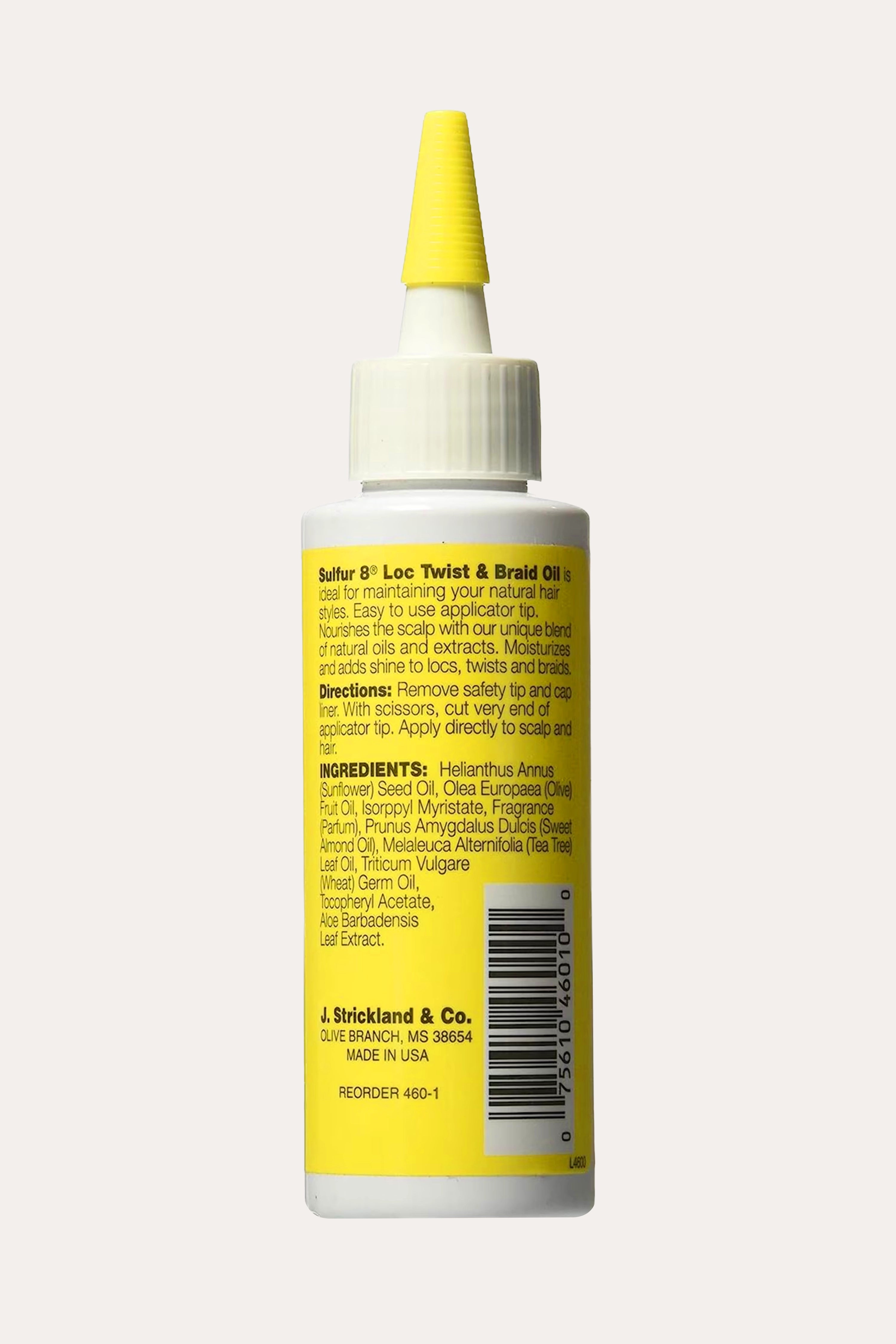 HUILE DE COIFFURE POUR TRESSES ET VANILLES SULFUR 8