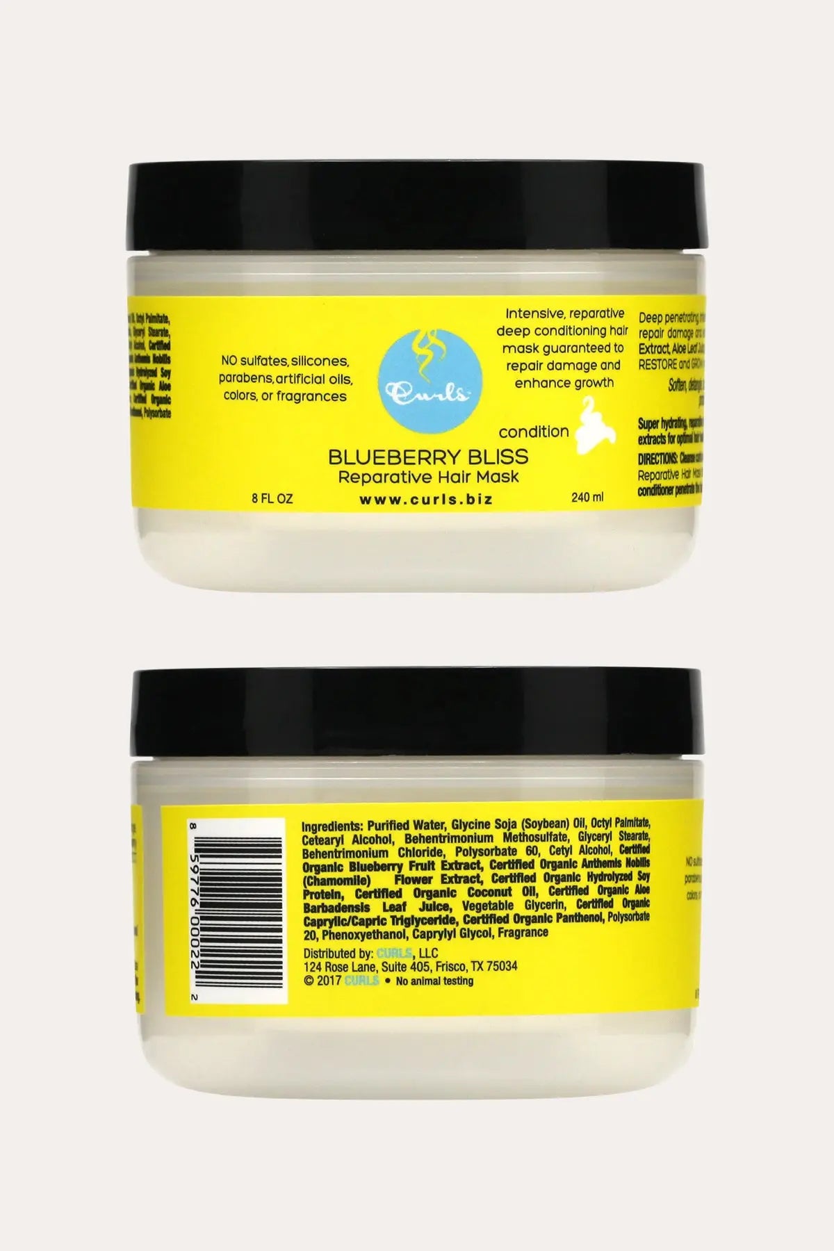 CURLS BLUEBERRY BLISS REPARATIVE HAIR MASK 8oz - BSW BEAUTY CANADA