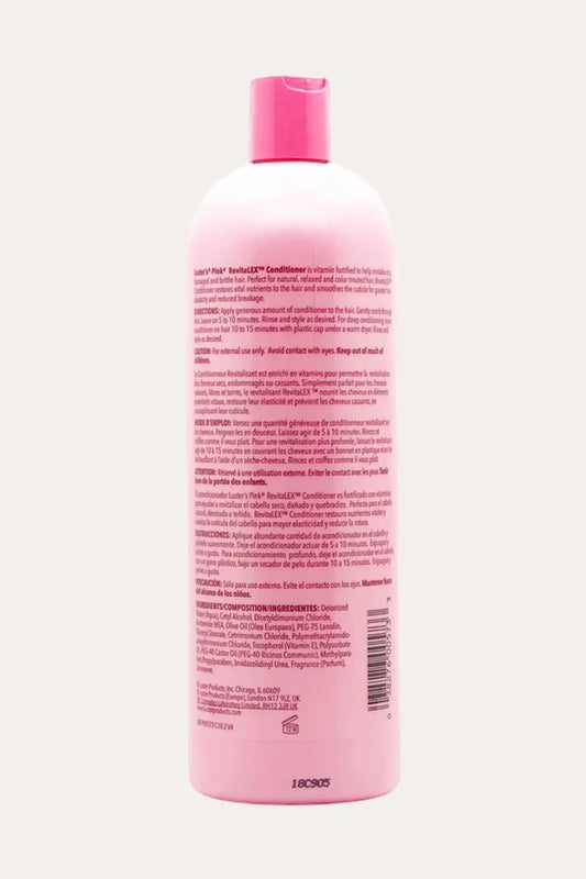 LUSTER'S PINK REVITALEX CONDITIONER 20oz - DETANGLING CONDITIONER - BSW BEAUTY CANADA