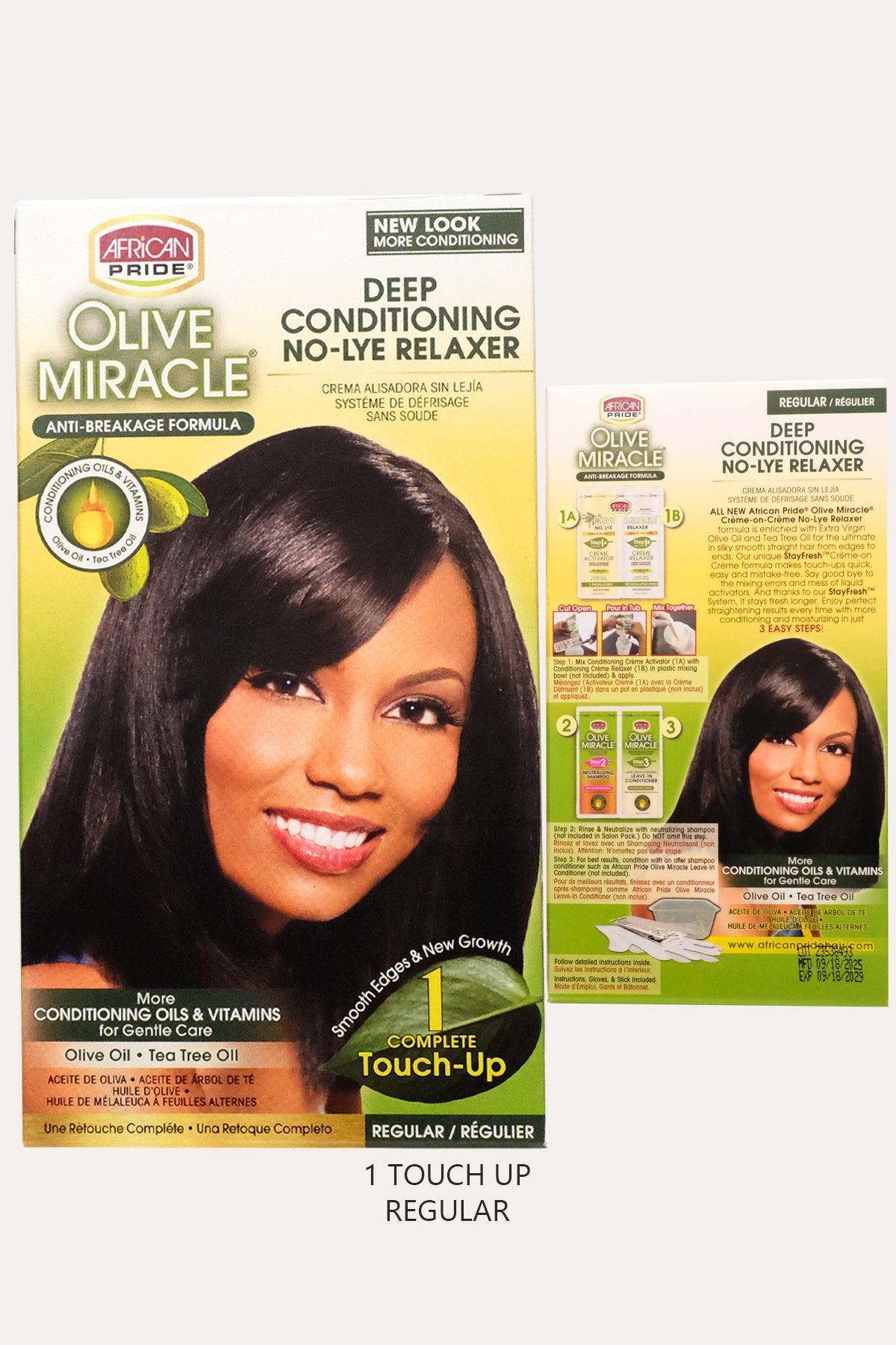 AFRICAN PRIDE OLIVE MIRACLE DEEP CONDITIONING NO-LYE RELAXER - REGULAR