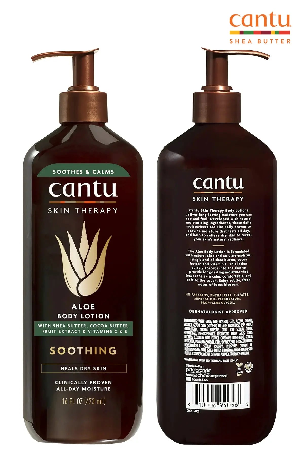 CANTU SKIN THERAPY BODY LOTION SOOTHING 16oz - BSW BEAUTY CANADA