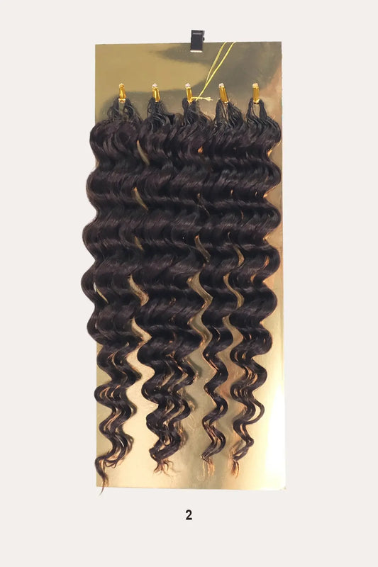 ZURY FEATHER CROCHET BRAID 100% HUMAN HAIR HOLLYWOOD - DEEP 14" ZURY