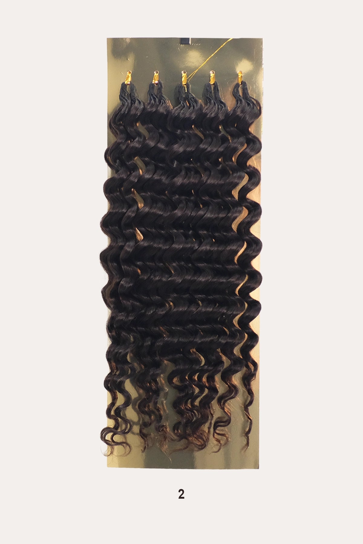 ZURY FEATHER CROCHET BRAID 100% HUMAN HAIR HOLLYWOOD - DEEP 18"