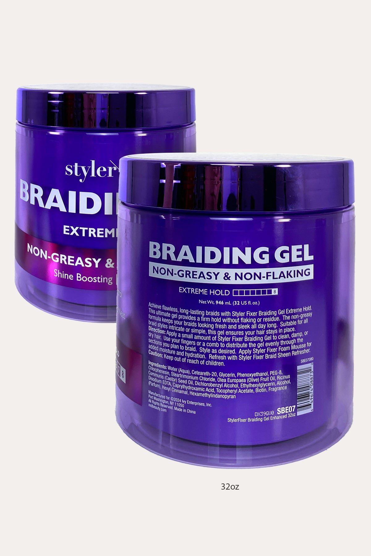 RED STYLER FIXER BRAIDING GEL ENHANCED - BSW BEAUTY CANADA