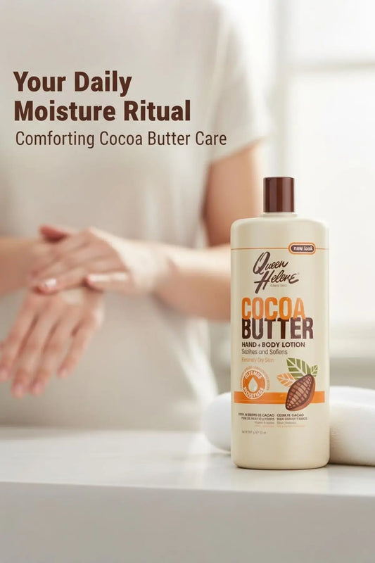 QUEEN HELENE COCOA BUTTER HAND & BODY LOTION 32oz QUEEN HELENE