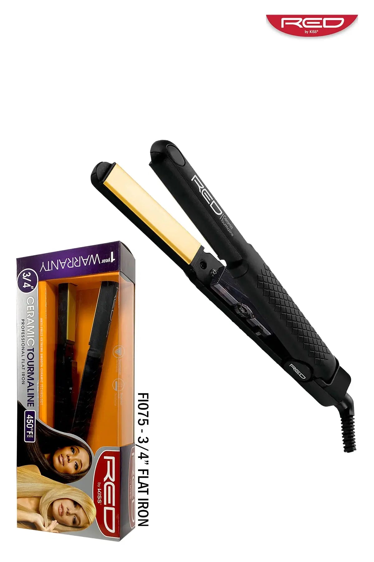 RED BY KISS CERAMIC FLAT IRON - BSW BEAUTY CANADA