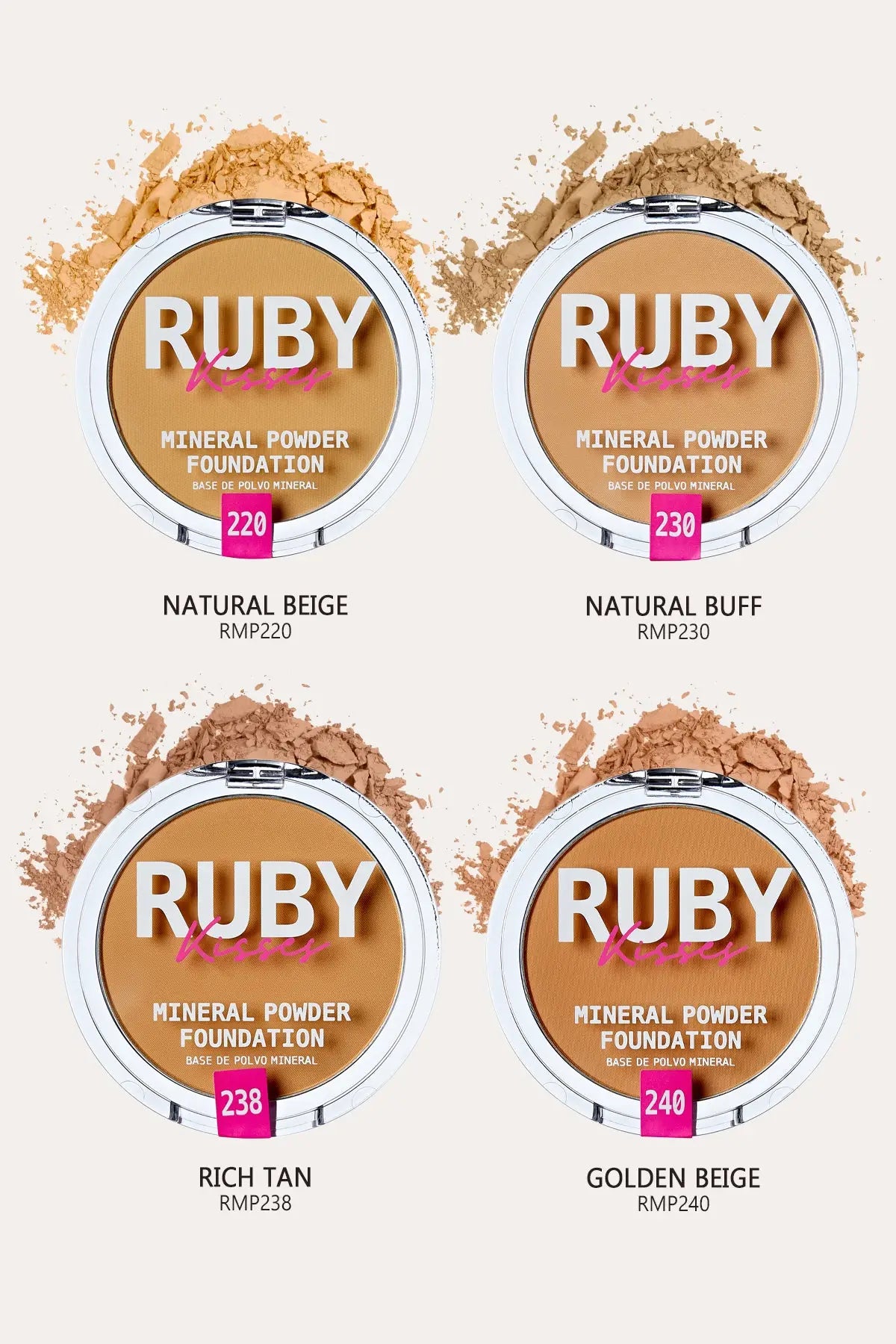 RUBY KISSES MINERAL POWDER - BSW BEAUTY CANADA
