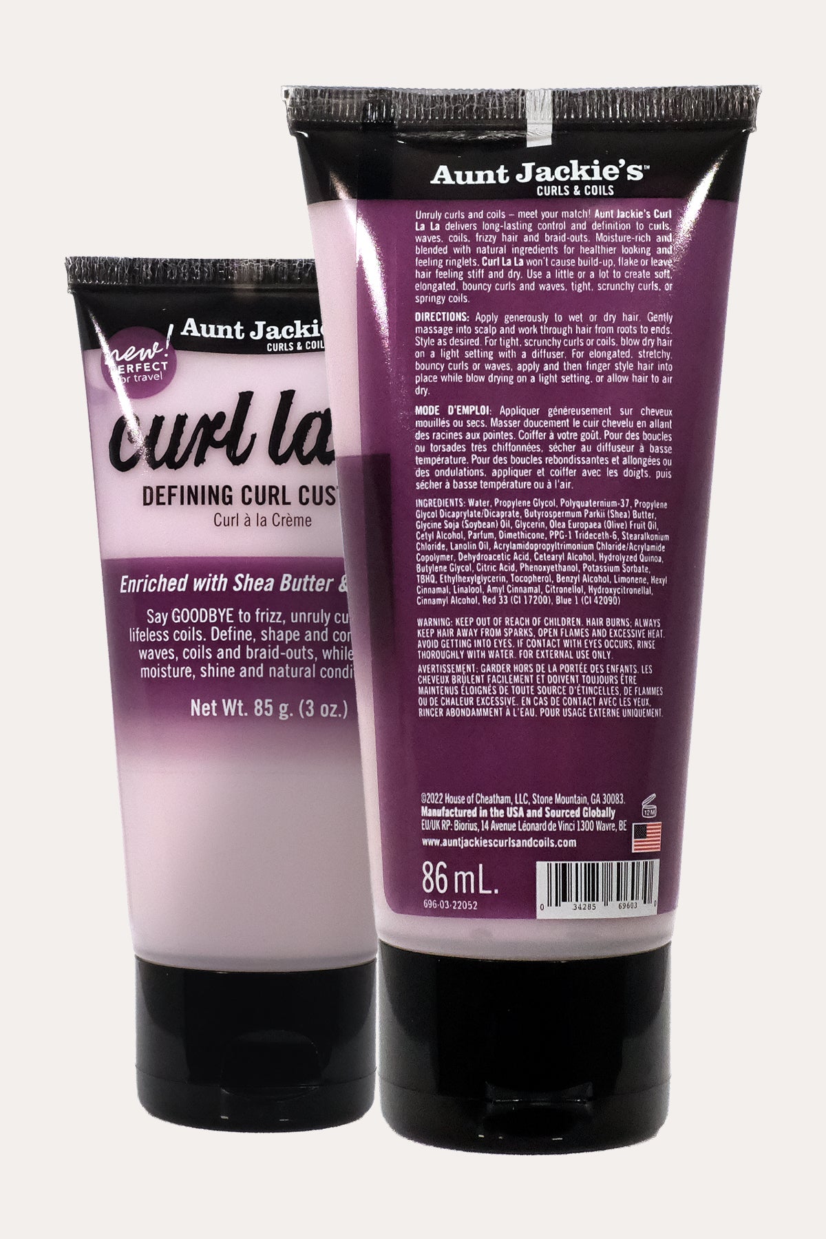 AUNT JACKIES CURL LA LA DEFINING CURL CUSTARD