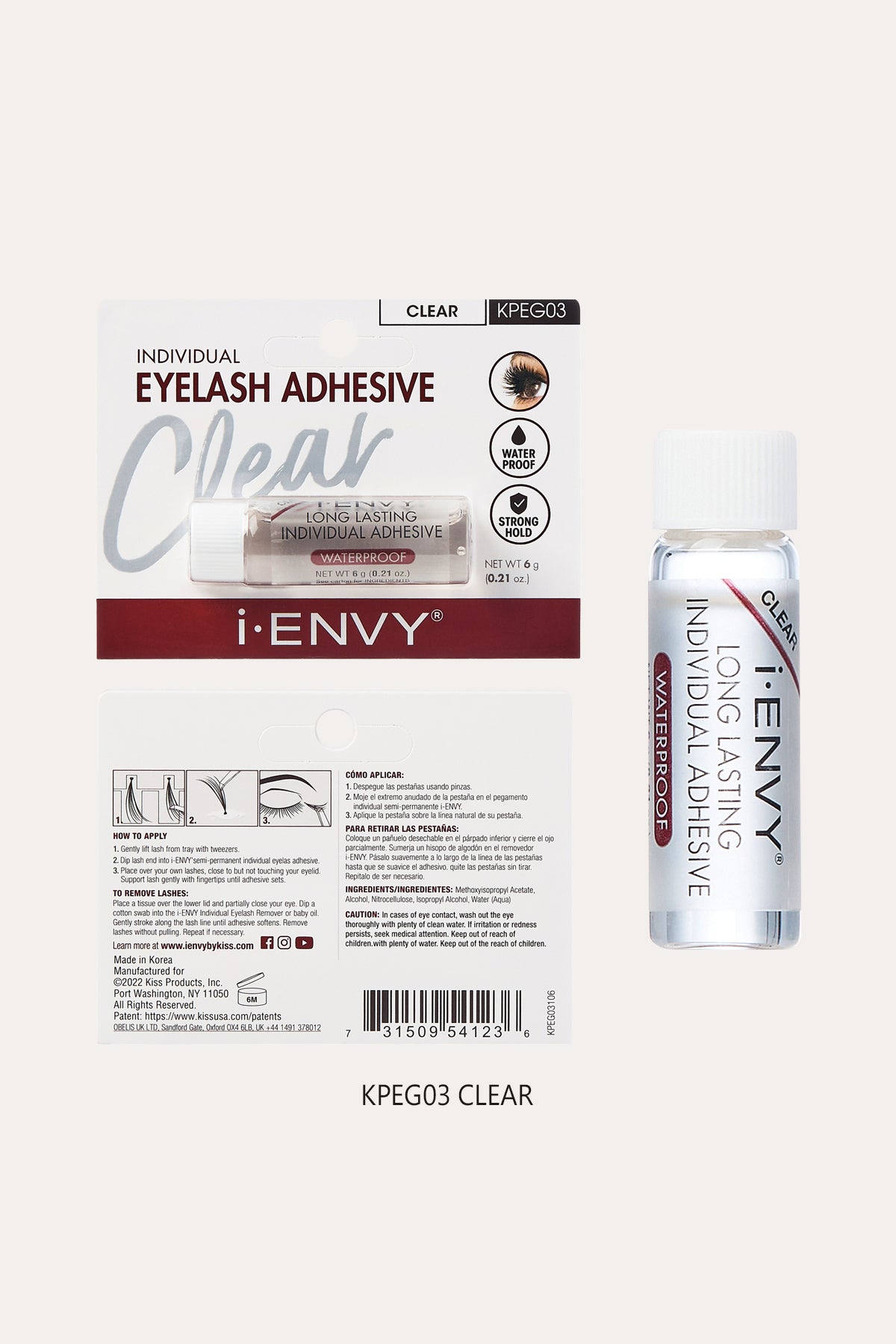 I ENVY BY KISS INDIVIDUAL EYELASH ADHESIVE - BSW BEAUTY CANADA