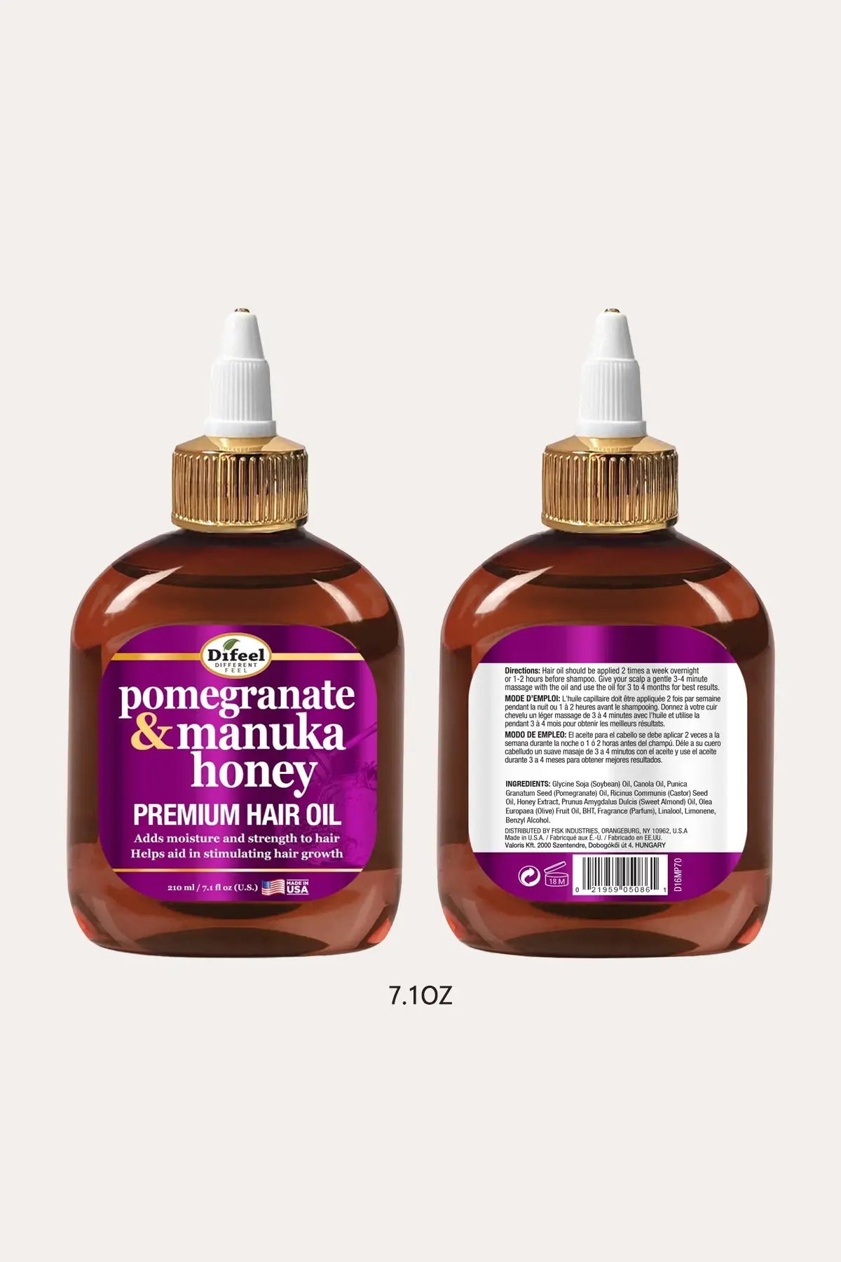 DIFEEL POMEGRANATE & MANUKA HONEY PREMIUM HAIR OIL