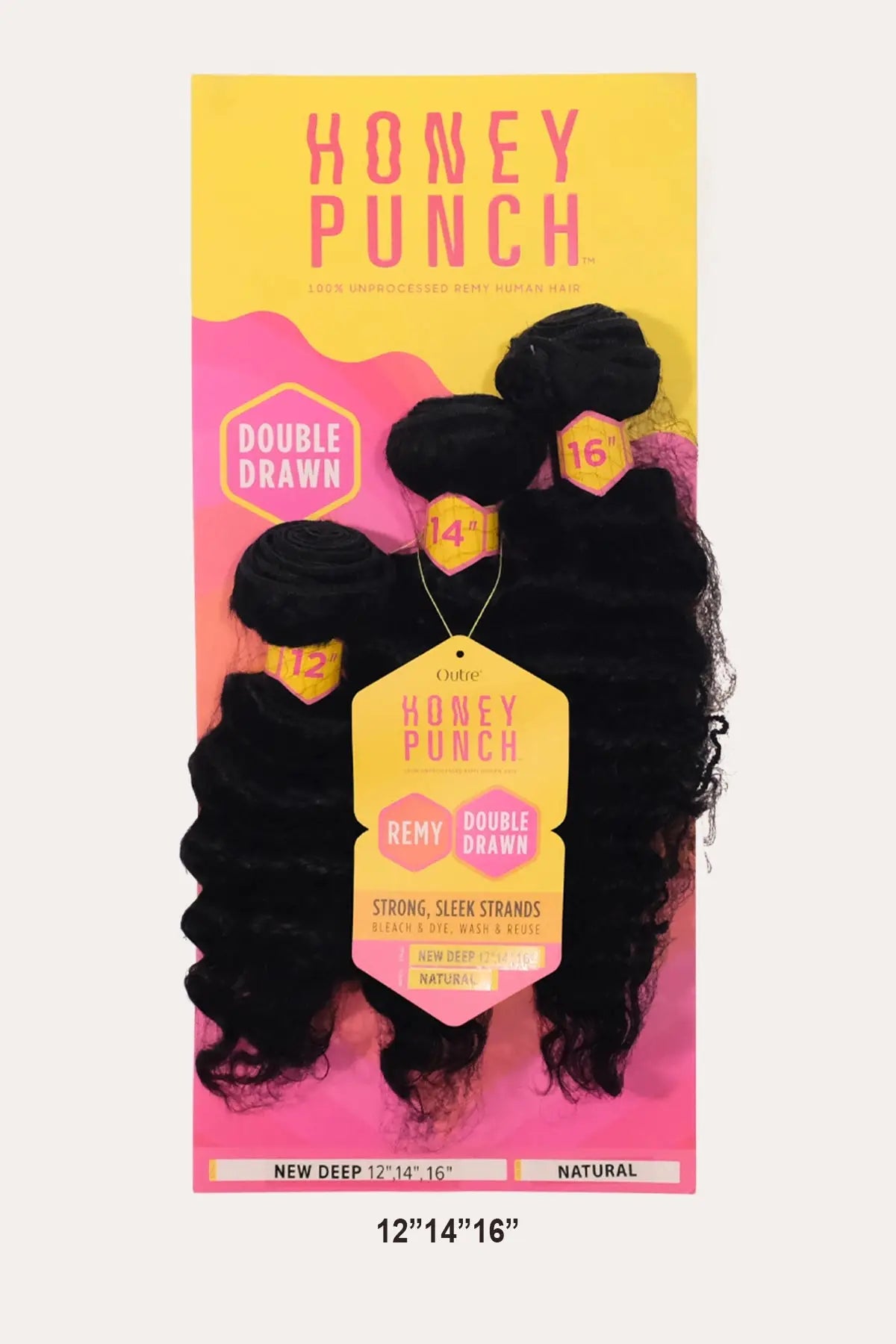 OUTRE HONEY PUNCH HUMAN HAIR WEAVE - NEW DEEP (MULTI) - BSW BEAUTY CANADA