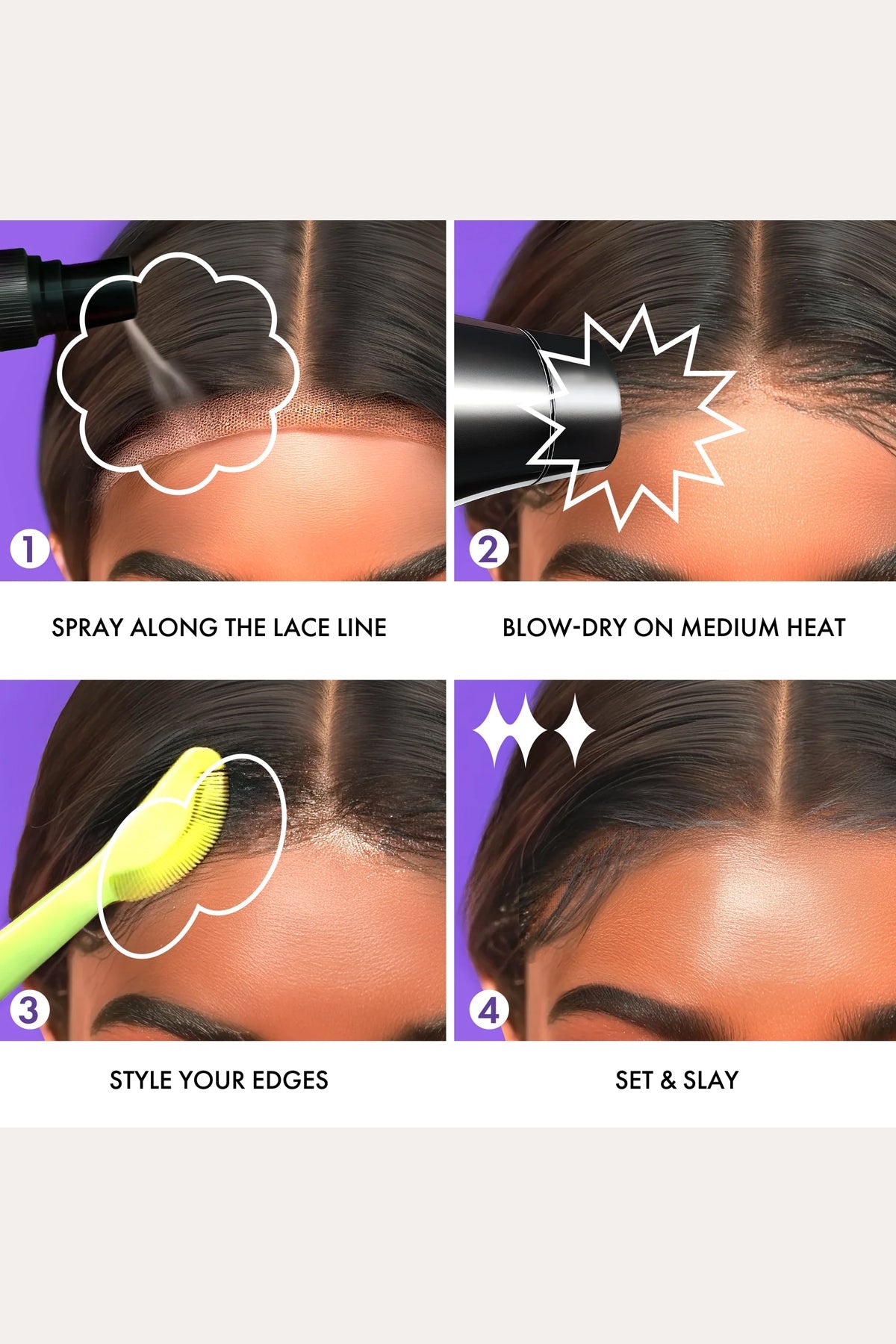 ALL DAY GOT HOLD WIG LACE MELT SPRAY 250ml EBIN NEW YORK