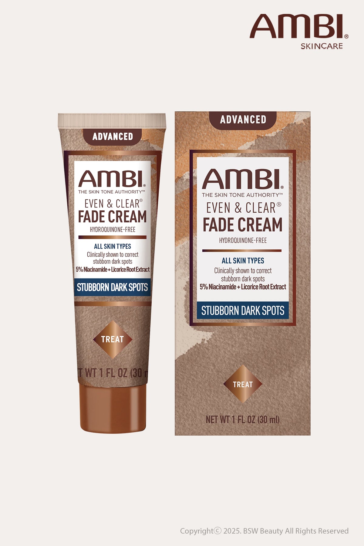 AMBI EVEN & CLEAR FADE CREAM 1oz - BSW BEAUTY CANADA