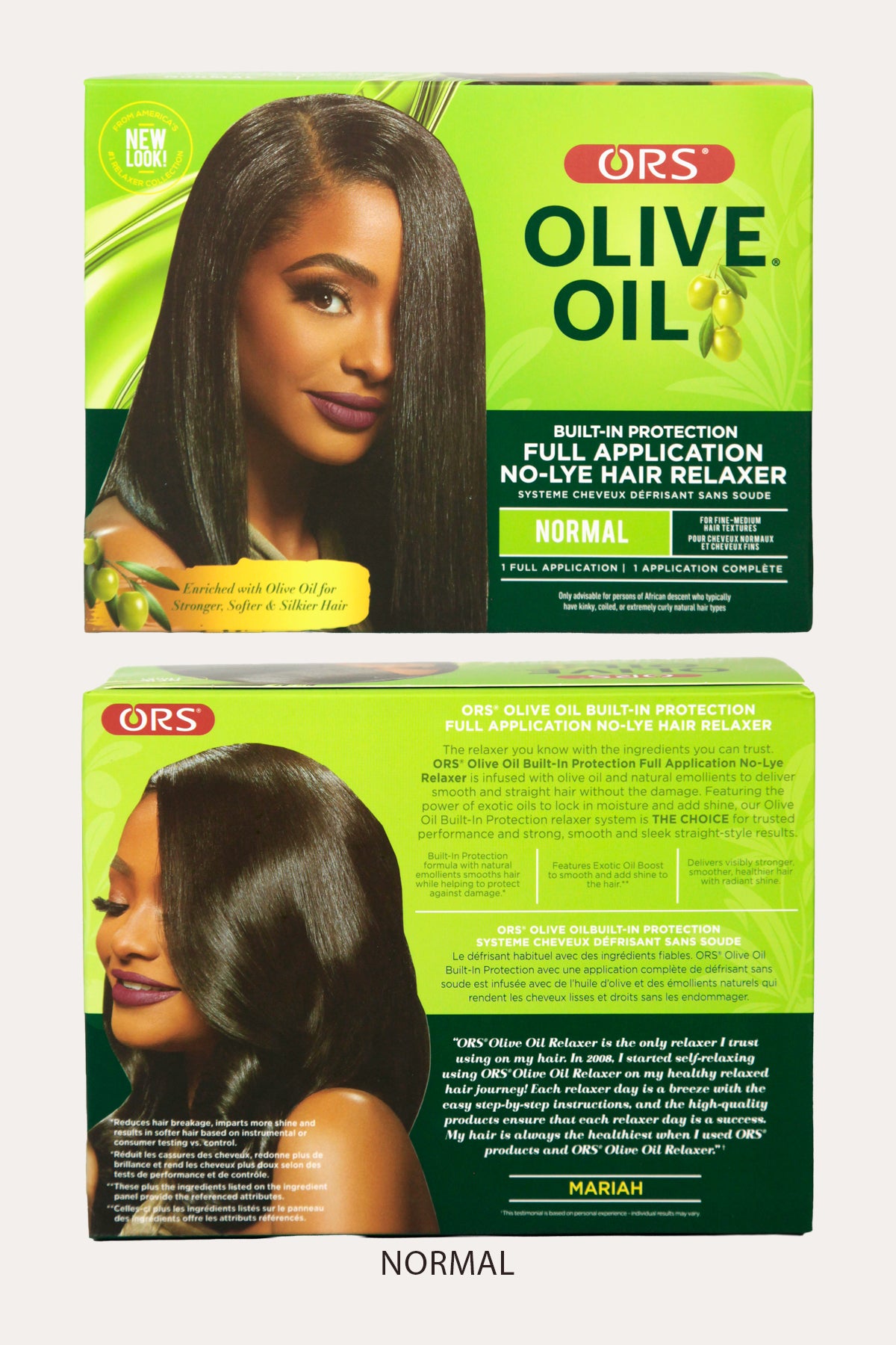 ORS OLIVE OIL BUILT IN PROTECTION FULL APPLICATION NO LYE HAIR RELAXER