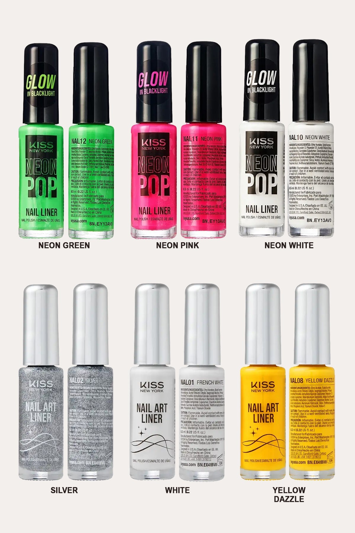 [완료] KISS NEW YORK PRECISION BRUSH NAIL ART LINER KISS NEW YORK