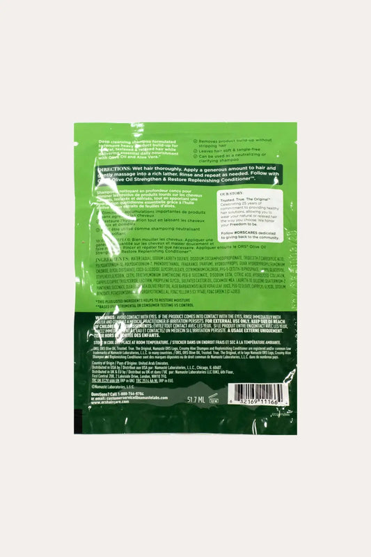 ORS OLIVE OIL MOISTURE RESTORE CREAMY ALOE SHAMPOO ORS