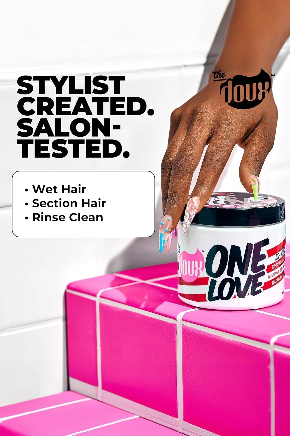 THE DOUX ONE LOVE CO-WASH 16oz THE DOUX