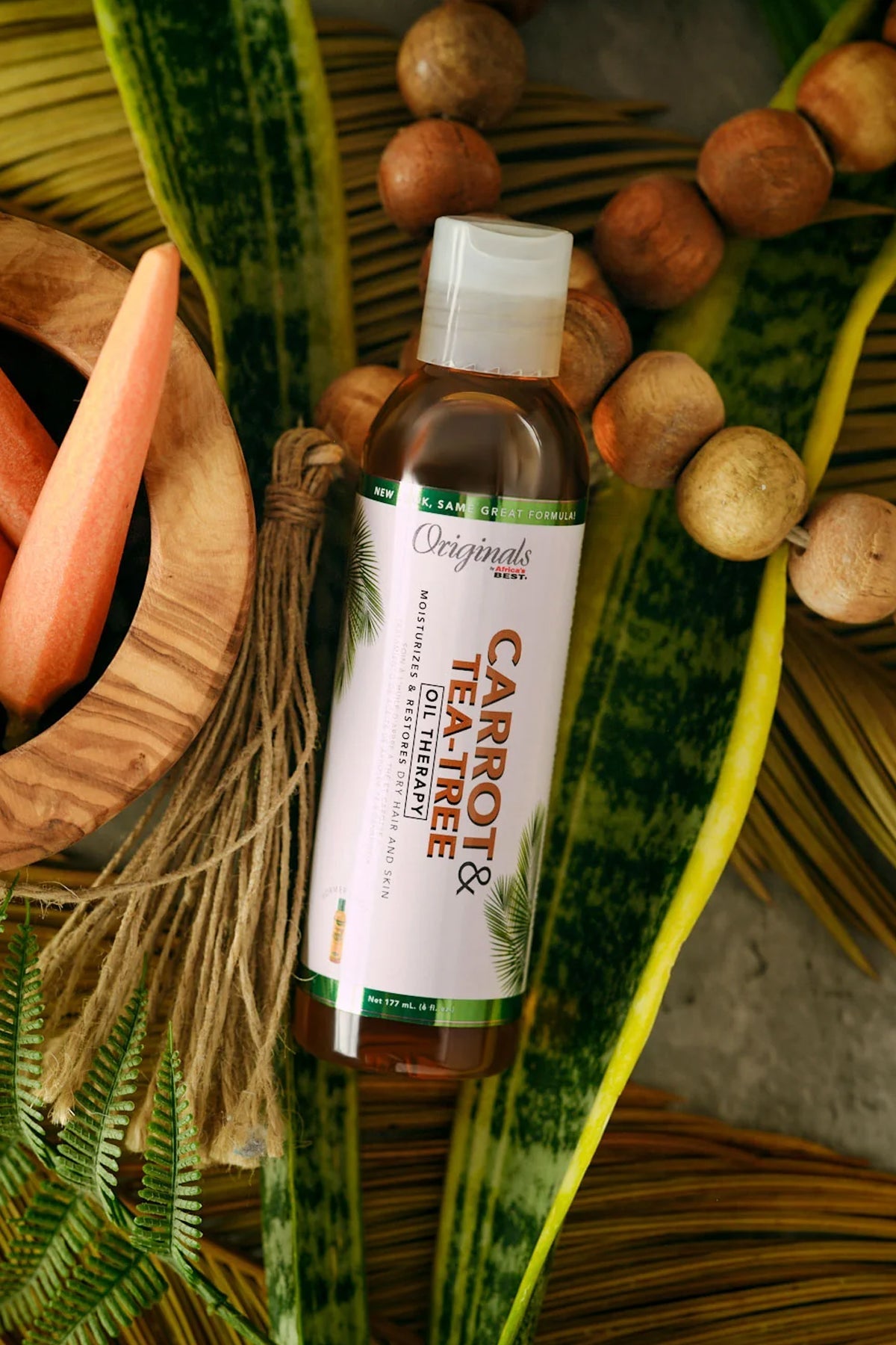 AFRICA'S BEST CARROT TEA-TREE OIL THERAPY 6oz AFRICA'S BEST