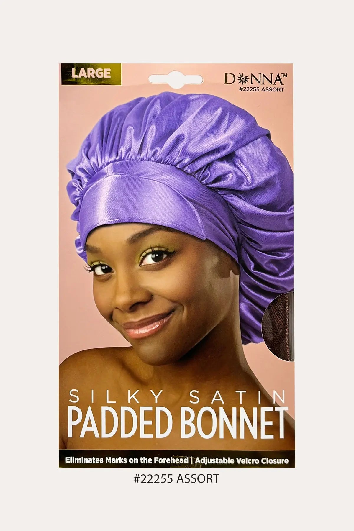 DONNA CAP SILKY SATIN PADDED BONNET