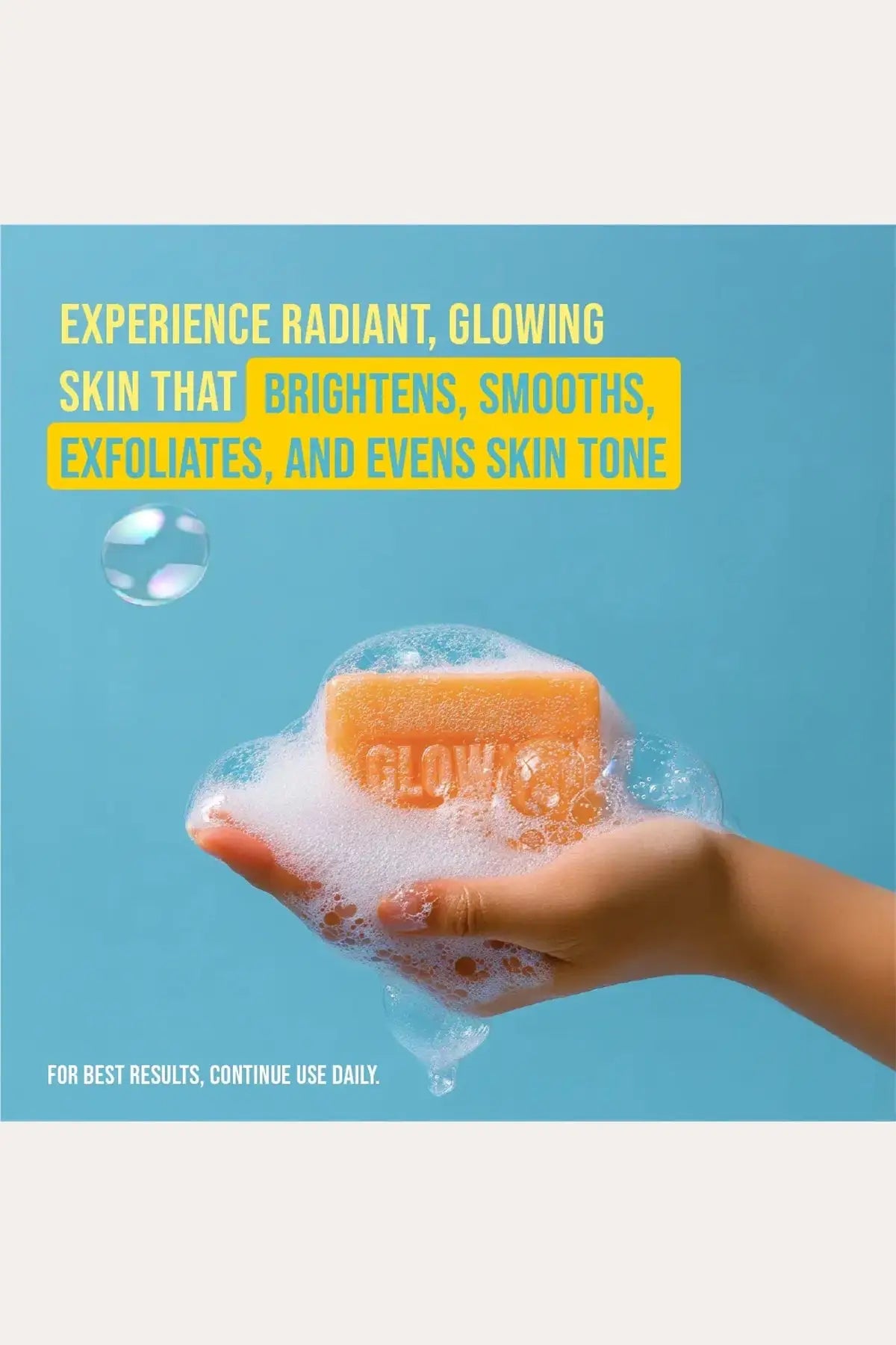 RED BY KISS GLOW UP BRIGHTENING SOAP - KOJIC ACID & TERMERIC - BSW BEAUTY CANADA