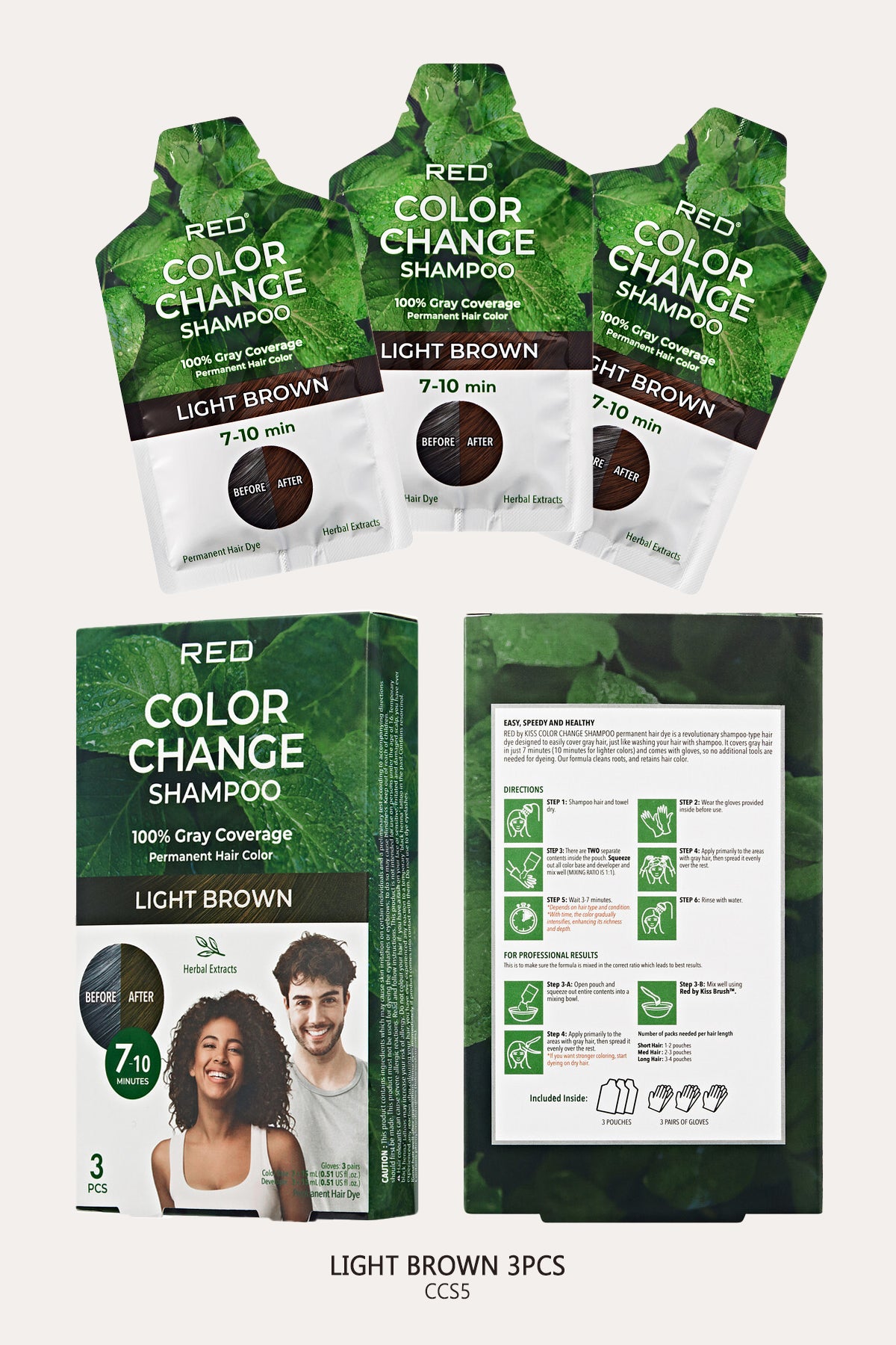 RED BY KISS COLOR CHANGE SHAMPOO - BSW BEAUTY CANADA