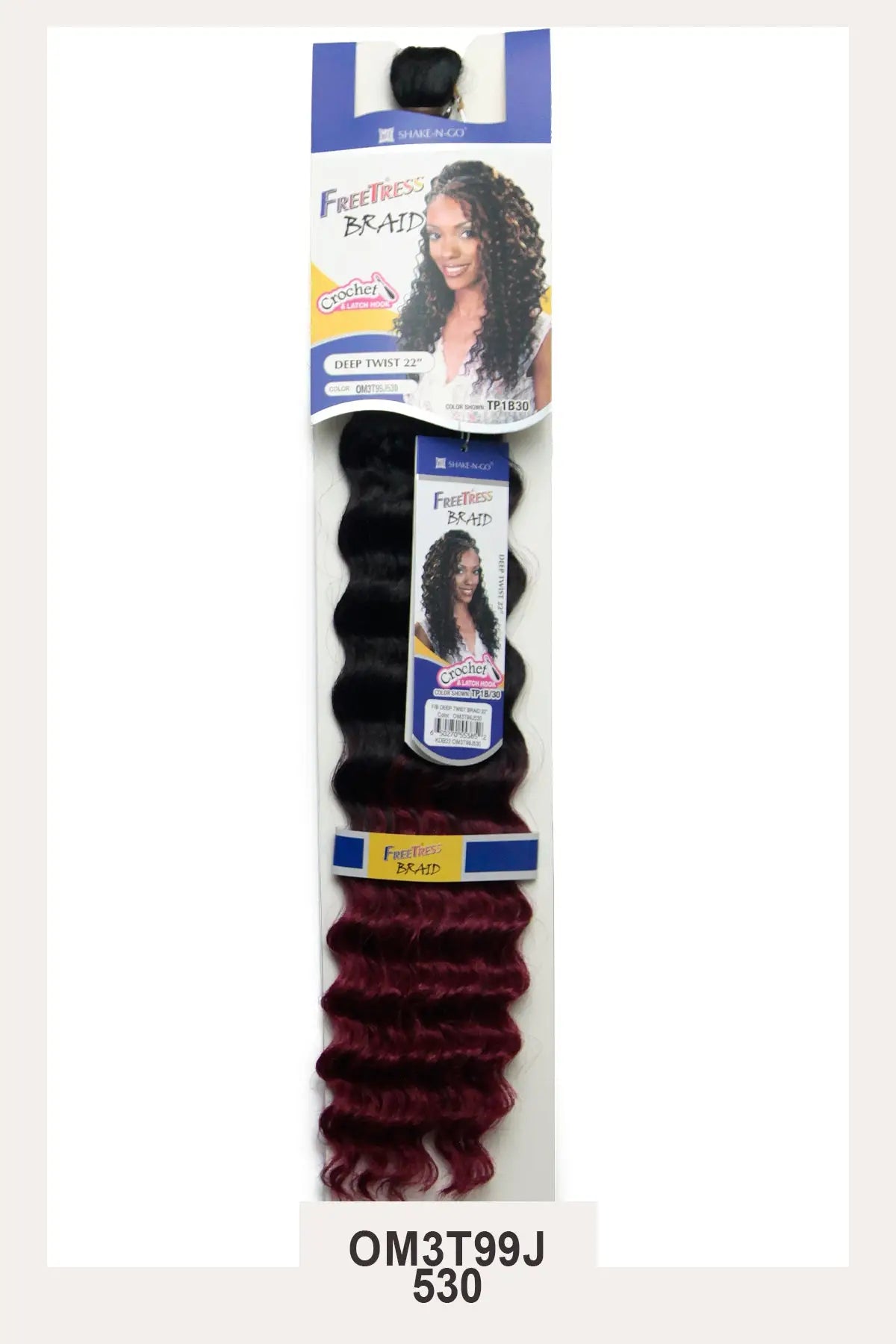 SHAKE N GO FREETRESS CROCHET BRAID - DEEP TWIST BULK 22