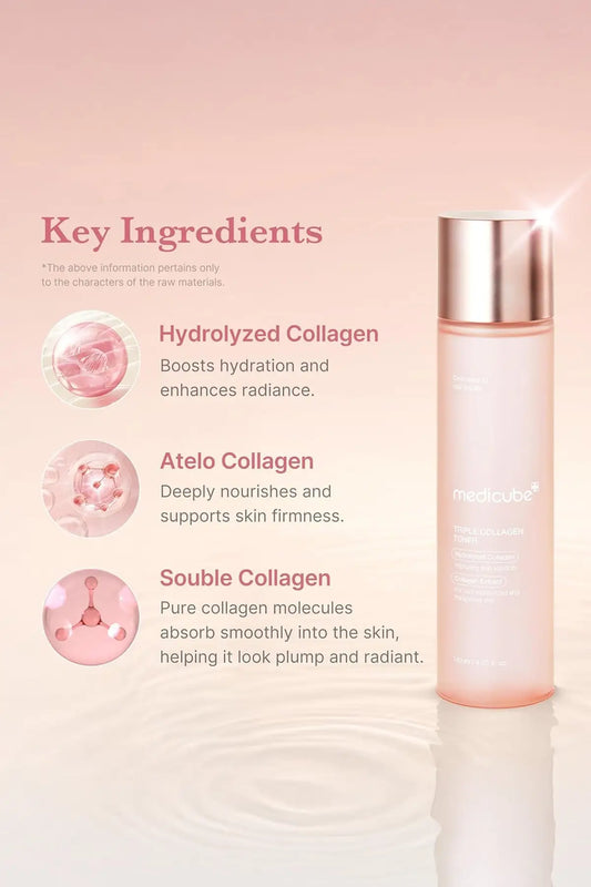 MEDICUBE TRIPLE COLLAGEN TONER 140ml MEDICUBE