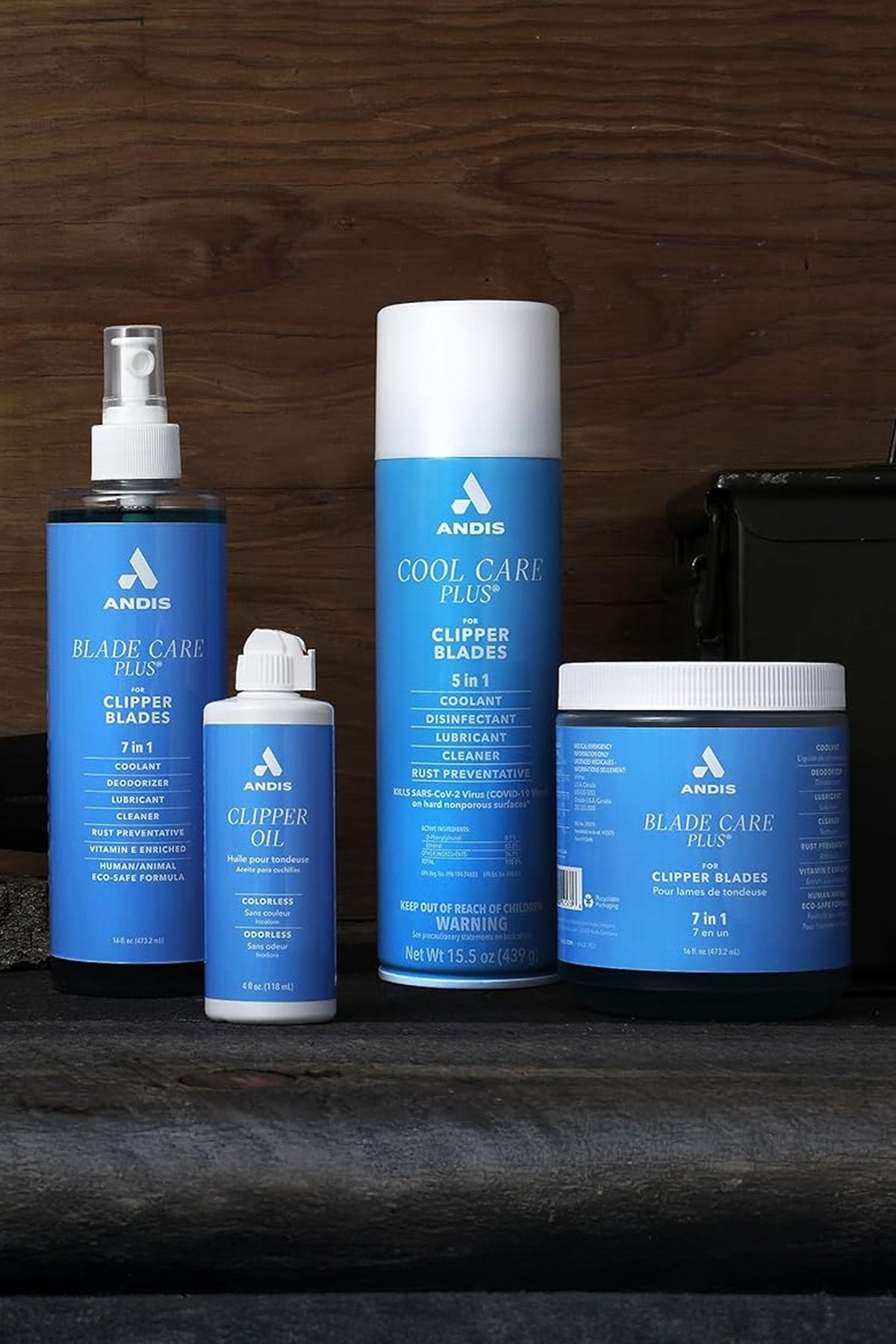 ANDIS COOL CARE PLUS 5 IN 1 CLIPPER SPRAY 15.5oz