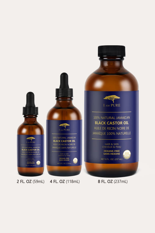 [체크] I AM PURE 100% NATURAL JAMAICAN BLACK CASTOR OIL IAMPURE