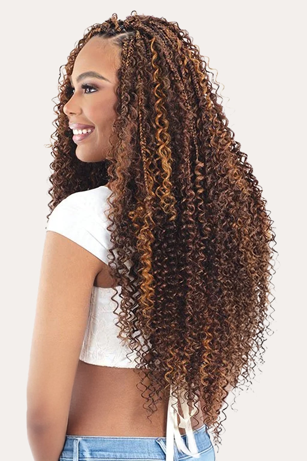 SHAKE N GO FREETRESS 3X WATER CURL - BOHO BRAIDS 22