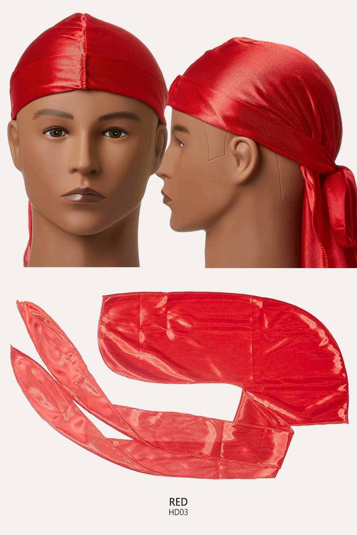 RED BY KISS SILKY SATIN DURAG - BSW BEAUTY CANADA