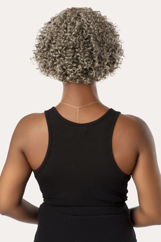 OUTRE FAB & FLY GRAY GLAMOUR HUMAN HAIR FULL WIG - RANDY - BSW BEAUTY CANADA