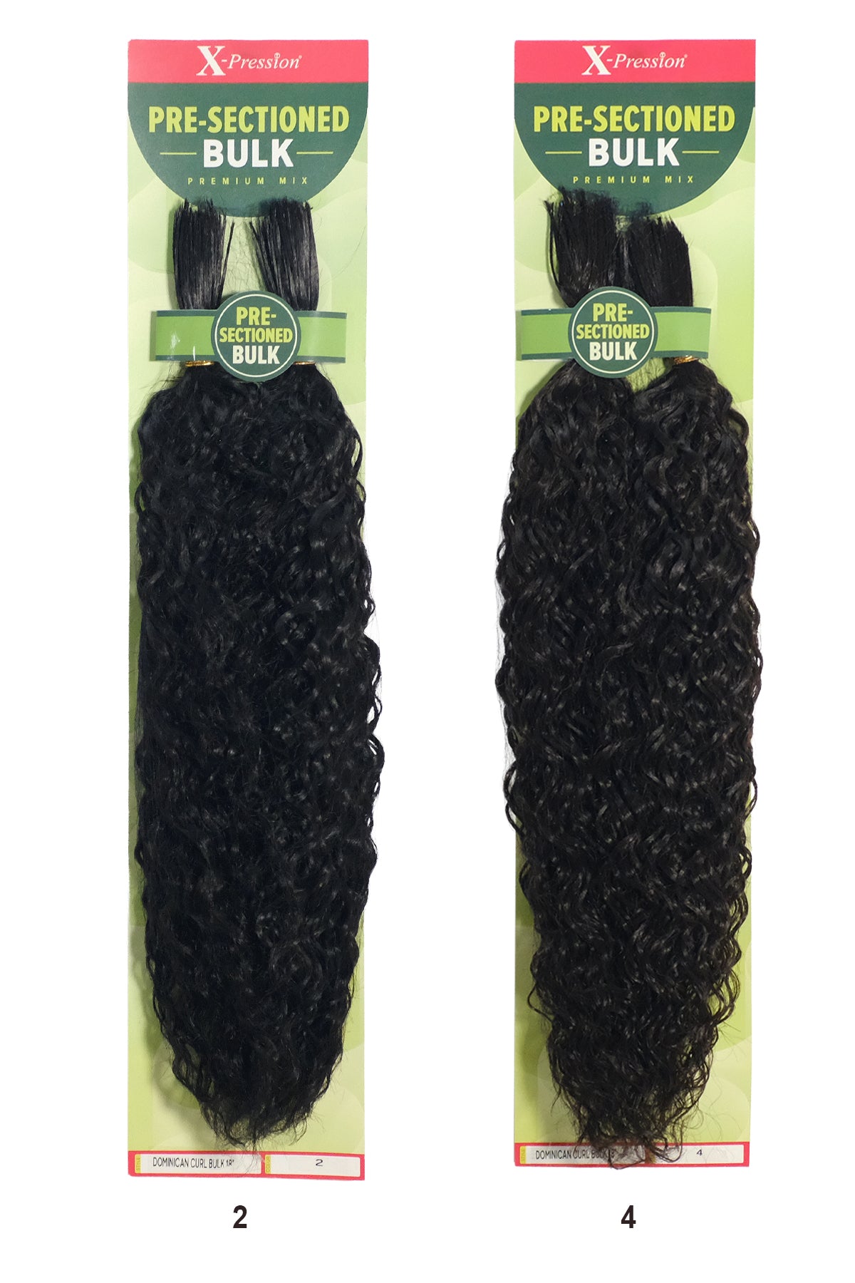 OUTRE X-PRESSION PRE - SECTIONED DOMINICAN CURL BULK 18"