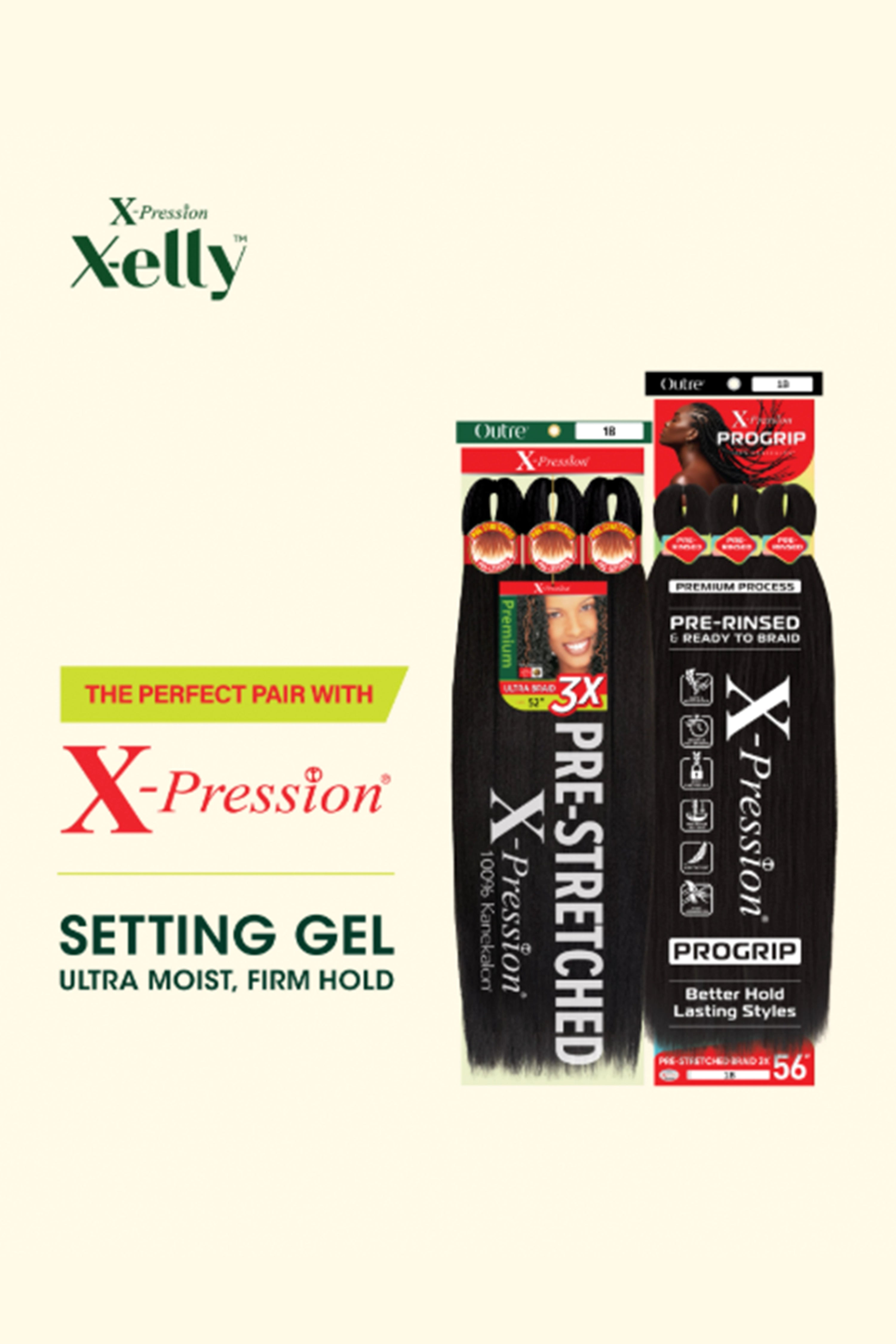 X-PRESSION X-ELLY SETTING GEL | Braiding Gel